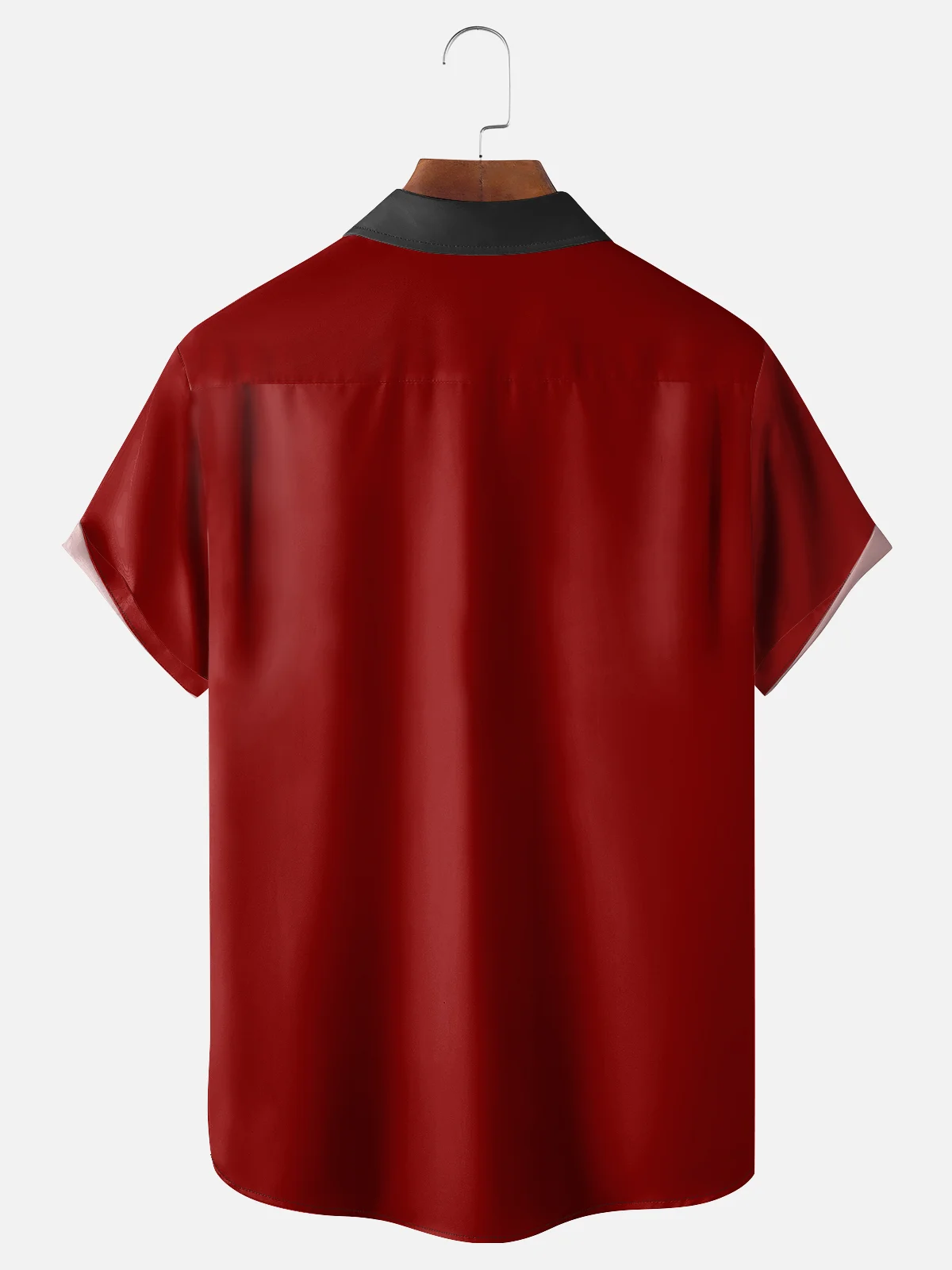 Hardaddy x Eduely Moisture-wicking Skull Fun Halloween Art Chest Pocket Bowling Shirt
