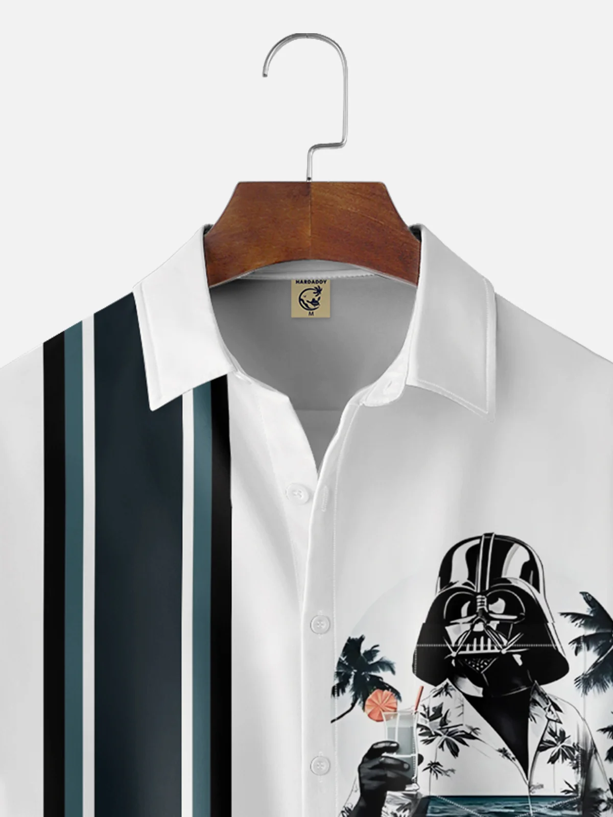 Moisture-Wicking Star The Mandalorian Coconut Tree Pocket Hawaiian Shirt