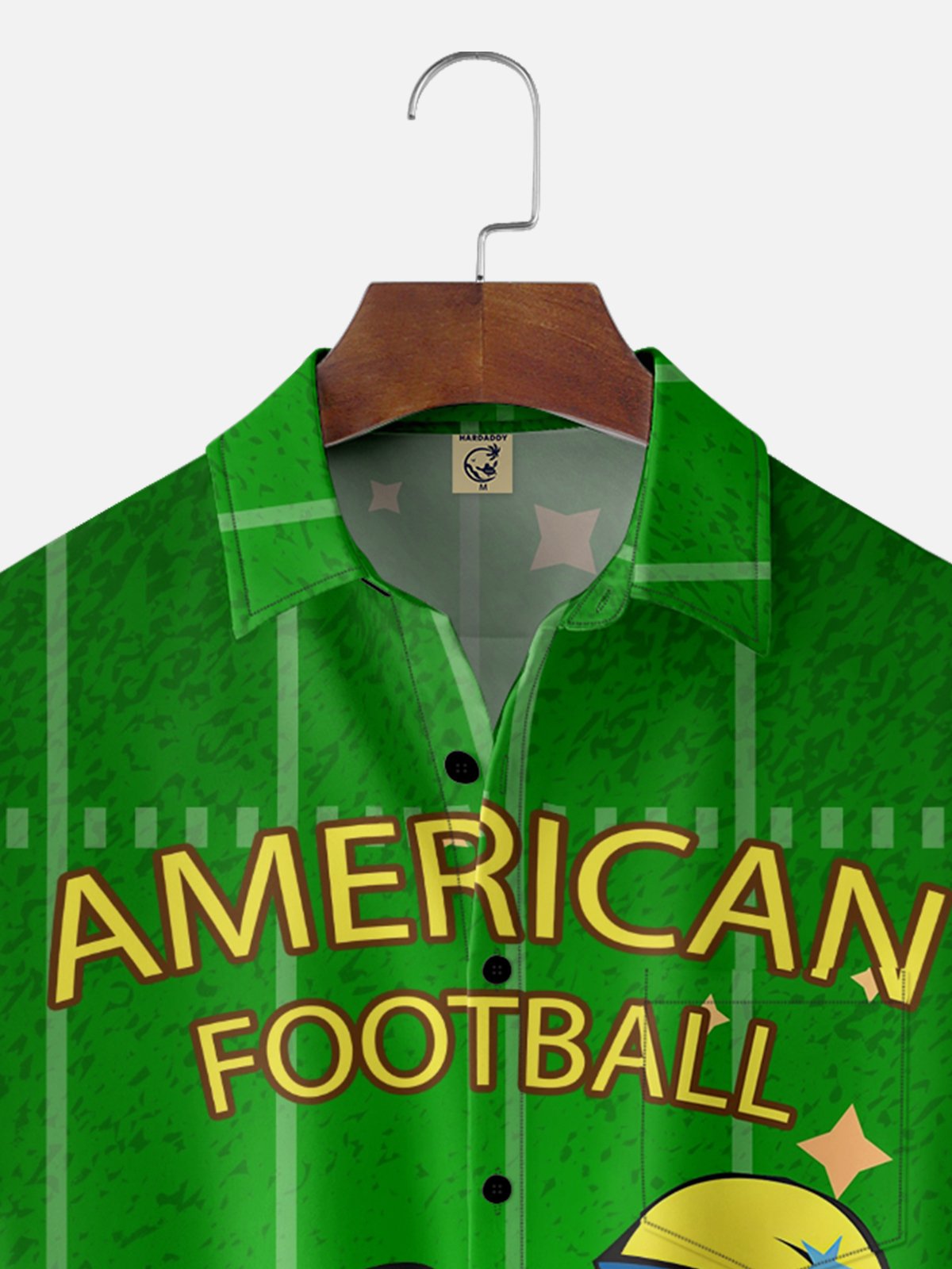Moisture-wicking American Football Thanksgiving Turkey Chest Pocket Casual Shirt