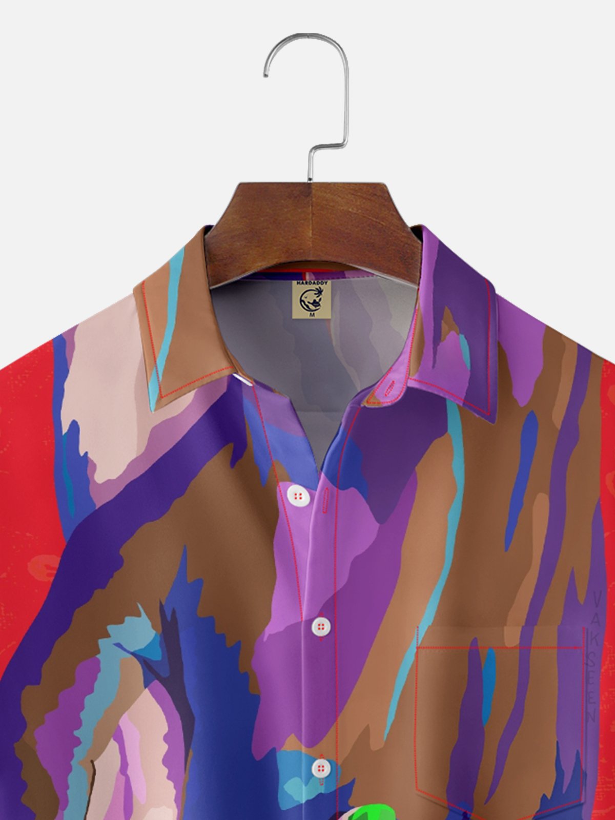 Hardaddy X Vakseen Moisture-wicking Hands Chest Pocket Casual Shirt