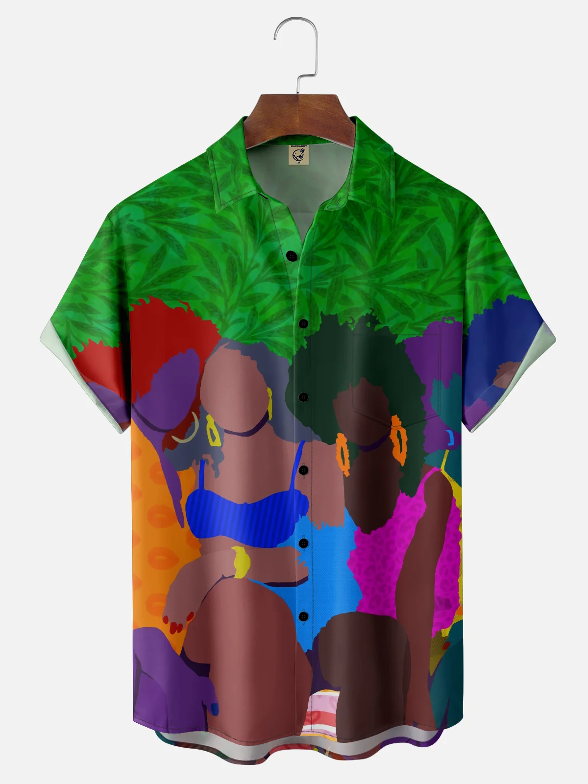 Hardaddy X Vakseen Moisture-wicking Black Women Chest Pocket Casual Shirt