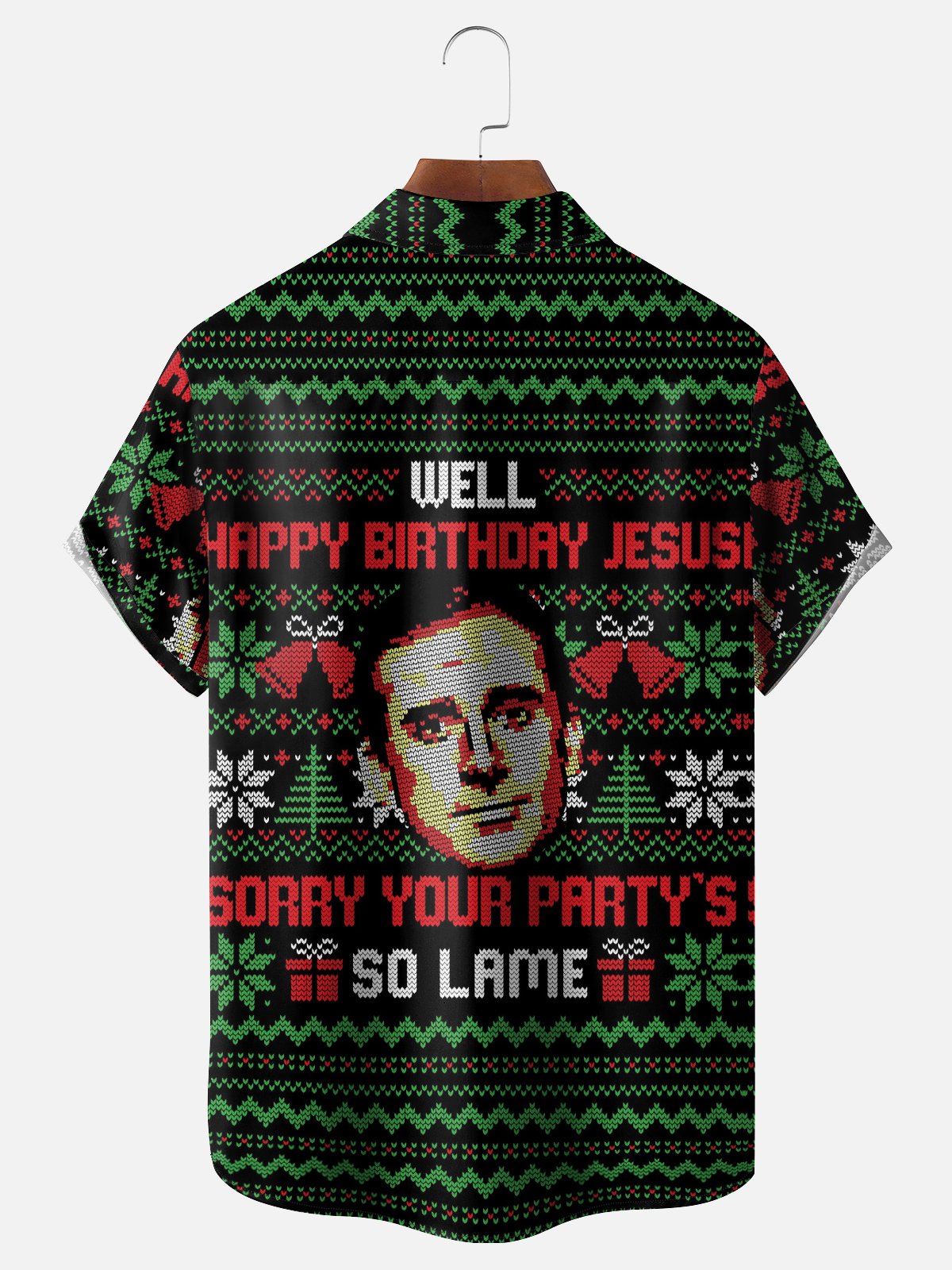 Hardaddy X Eduely Moisture-wicking Christmas Chest Pocket Holiday Shirt