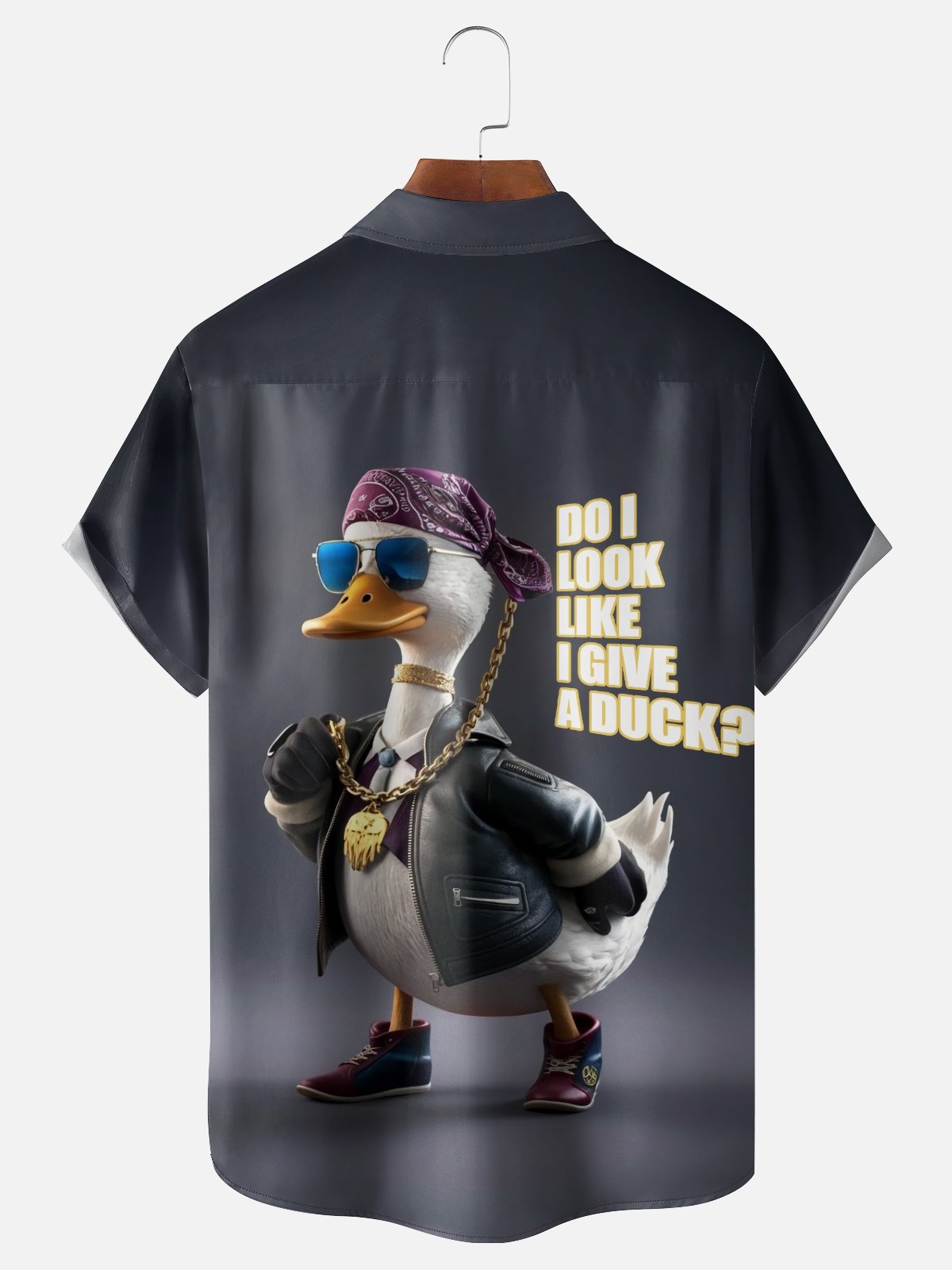 Moisture-wicking Do I Look Like I Give A Duck Chest Pocket Casual Shirt