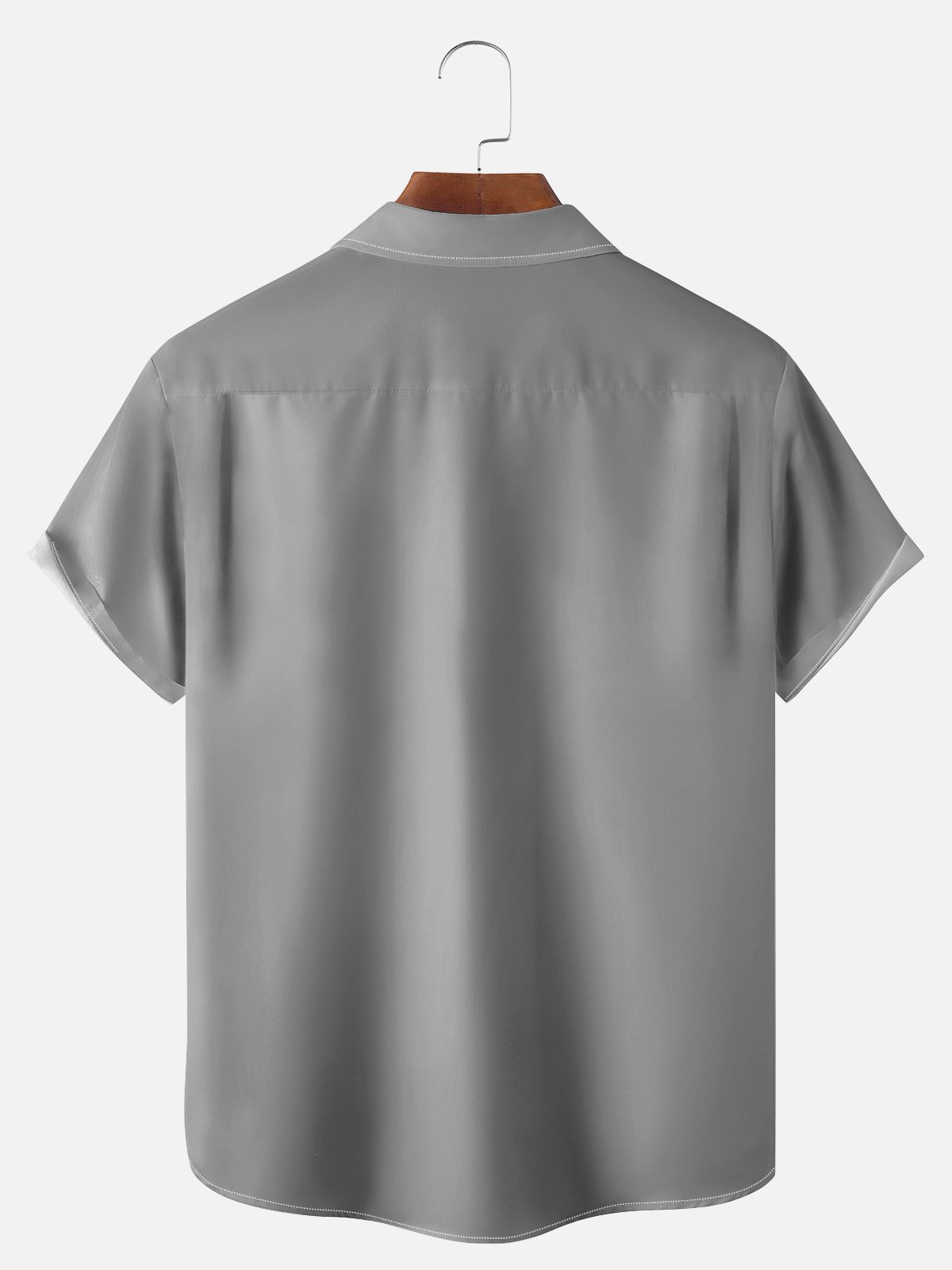 Big Size Moisture-wicking Love Dog Chest Pocket Casual Shirt