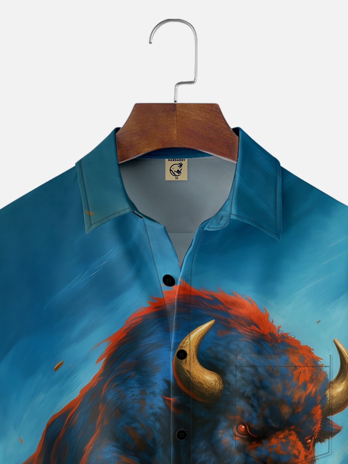 Moisture-wicking Buffalo Football Chest Pocket Casual Shirt