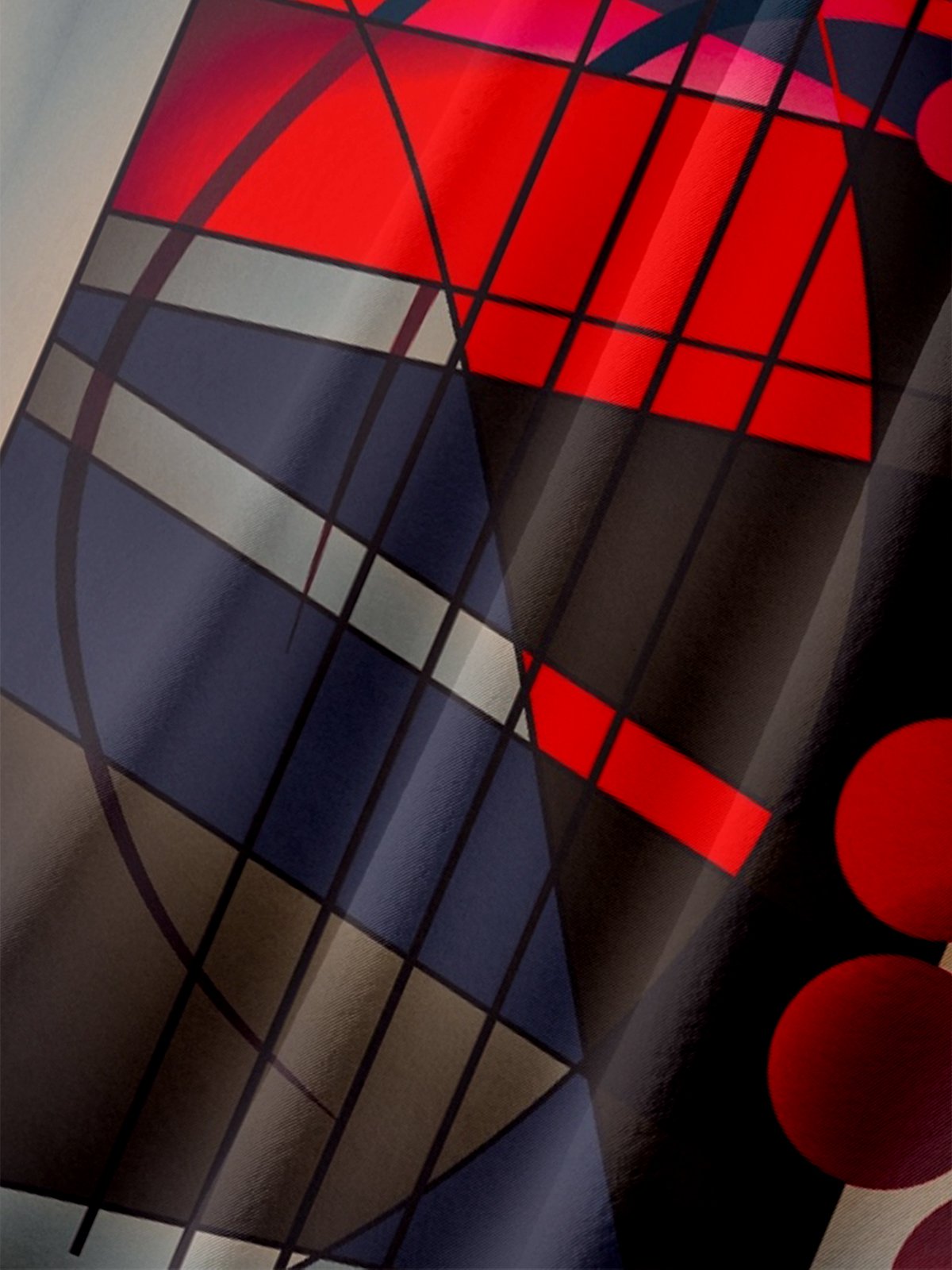 Hardaddy X Clemens Niewoehner Moisture-wicking Guitar Geomatric Chest Pocket Casual Shirt