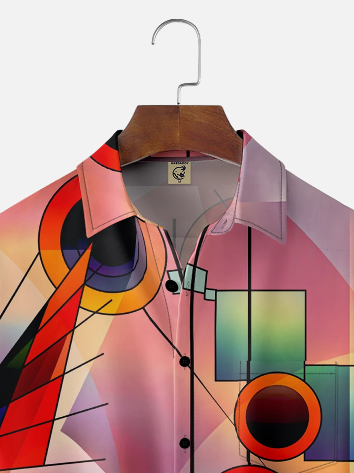 Hardaddy X Clemens Niewoehner Moisture-wicking Geomatric Chest Pocket Casual Shirt