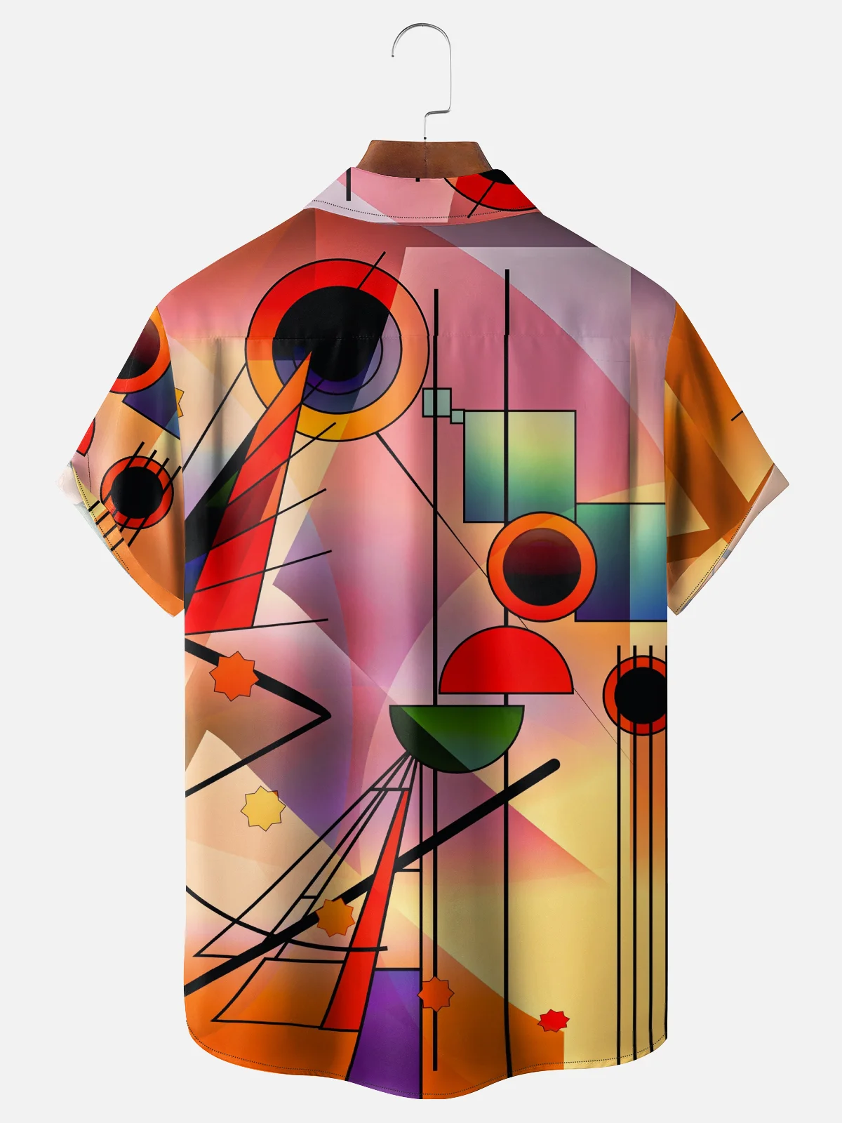 Hardaddy X Clemens Niewoehner Moisture-wicking Geomatric Chest Pocket Casual Shirt