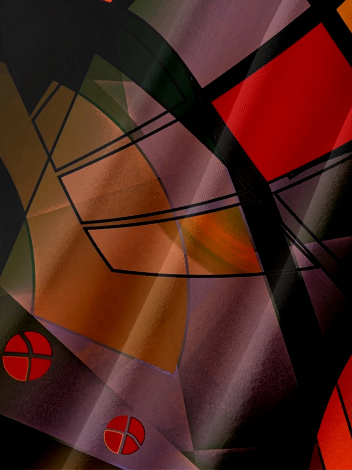 Hardaddy X Clemens Niewoehner Moisture-wicking Geomatric Chest Pocket Casual Shirt