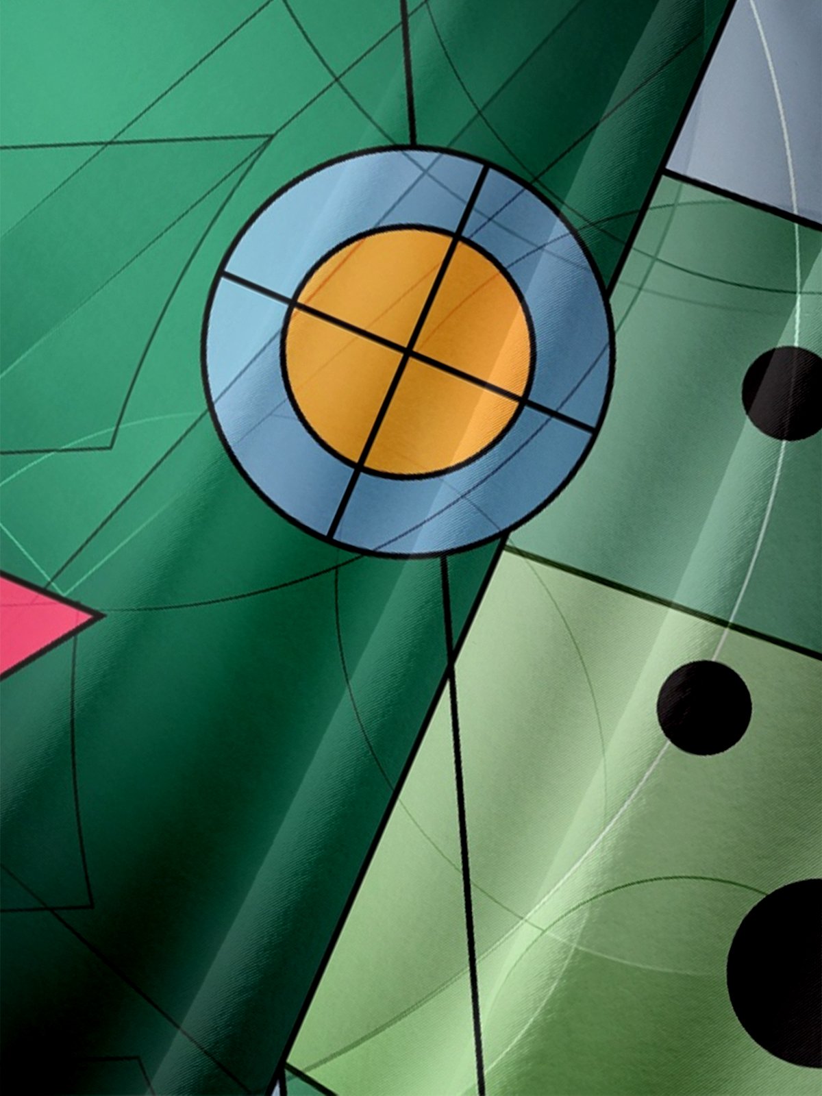 Hardaddy X Clemens Niewoehner Moisture-wicking Geomatric Chest Pocket Casual Shirt