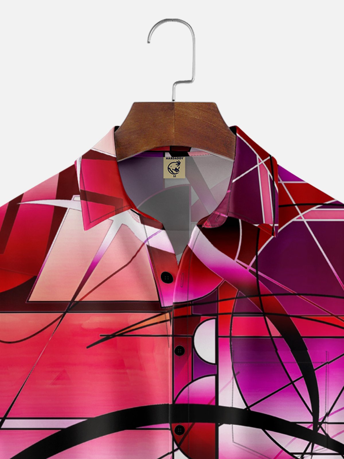 Hardaddy X Clemens Niewoehner Moisture-wicking Geomatric Chest Pocket Casual Shirt