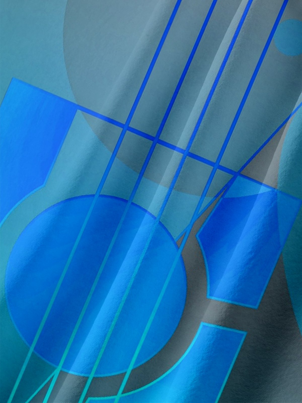 Hardaddy X Clemens Niewoehner Moisture-wicking Geomatric Chest Pocket Casual Shirt