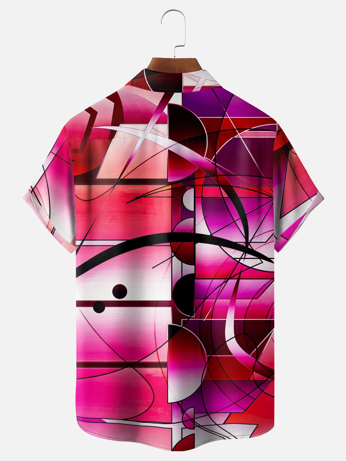 Hardaddy X Clemens Niewoehner Moisture-wicking Geomatric Chest Pocket Casual Shirt