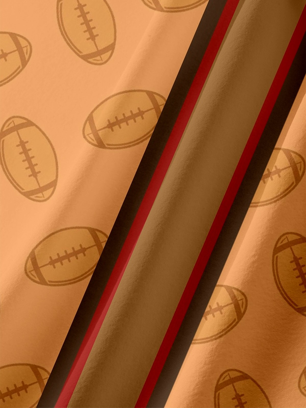 Moisture-wicking Thanksgiving Turkey Chest Pocket Bowling Shirt