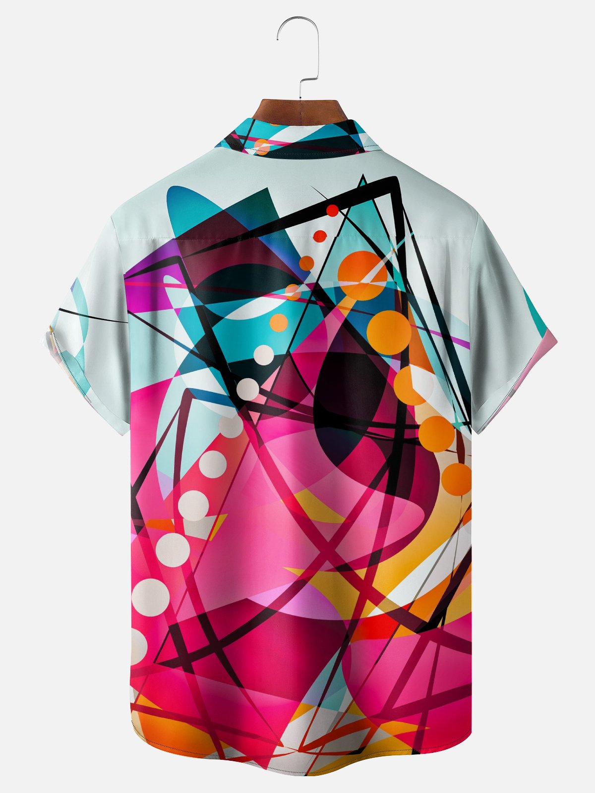 Hardaddy X Clemens Niewoehner Moisture-wicking Geomatric Chest Pocket Casual Shirt