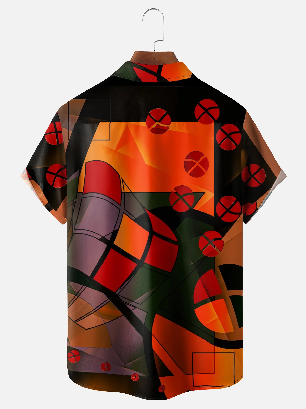 Hardaddy X Clemens Niewoehner Moisture-wicking Geomatric Chest Pocket Casual Shirt