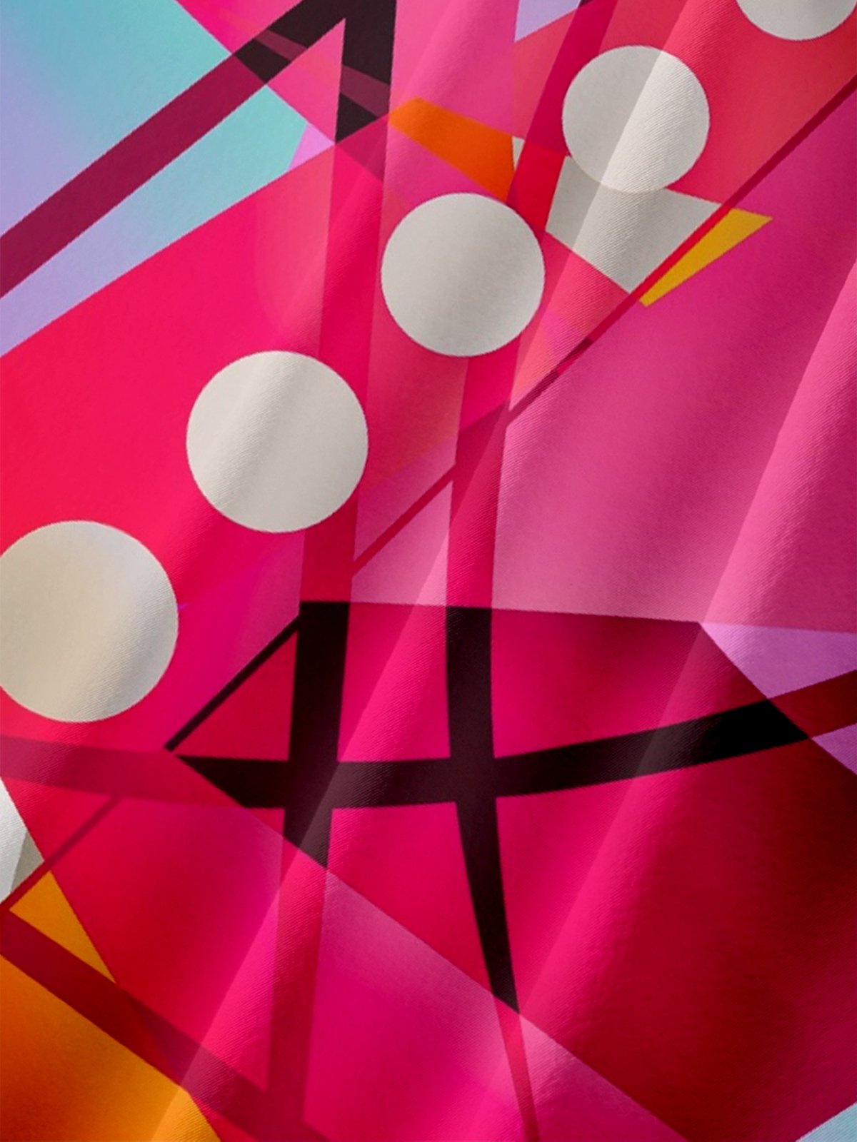 Hardaddy X Clemens Niewoehner Moisture-wicking Geomatric Chest Pocket Casual Shirt