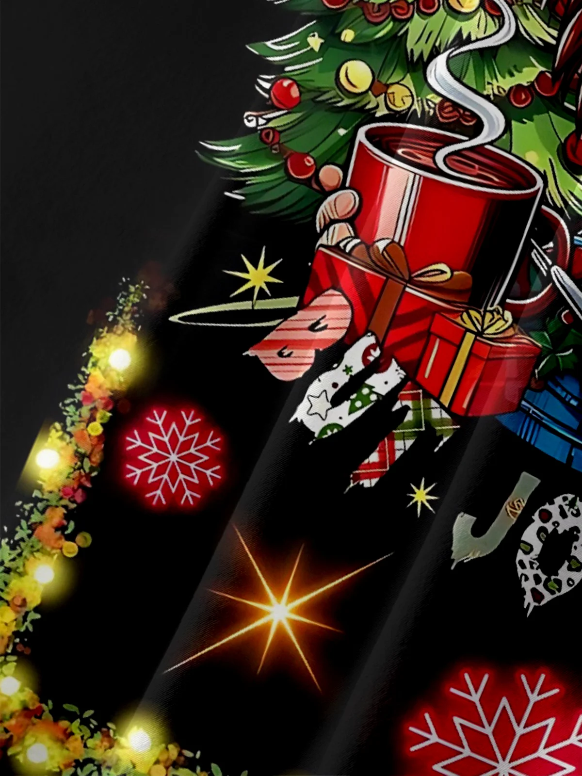 Moisture-wicking Christmas Ghost Baby Chest Pocket Holiday Shirt
