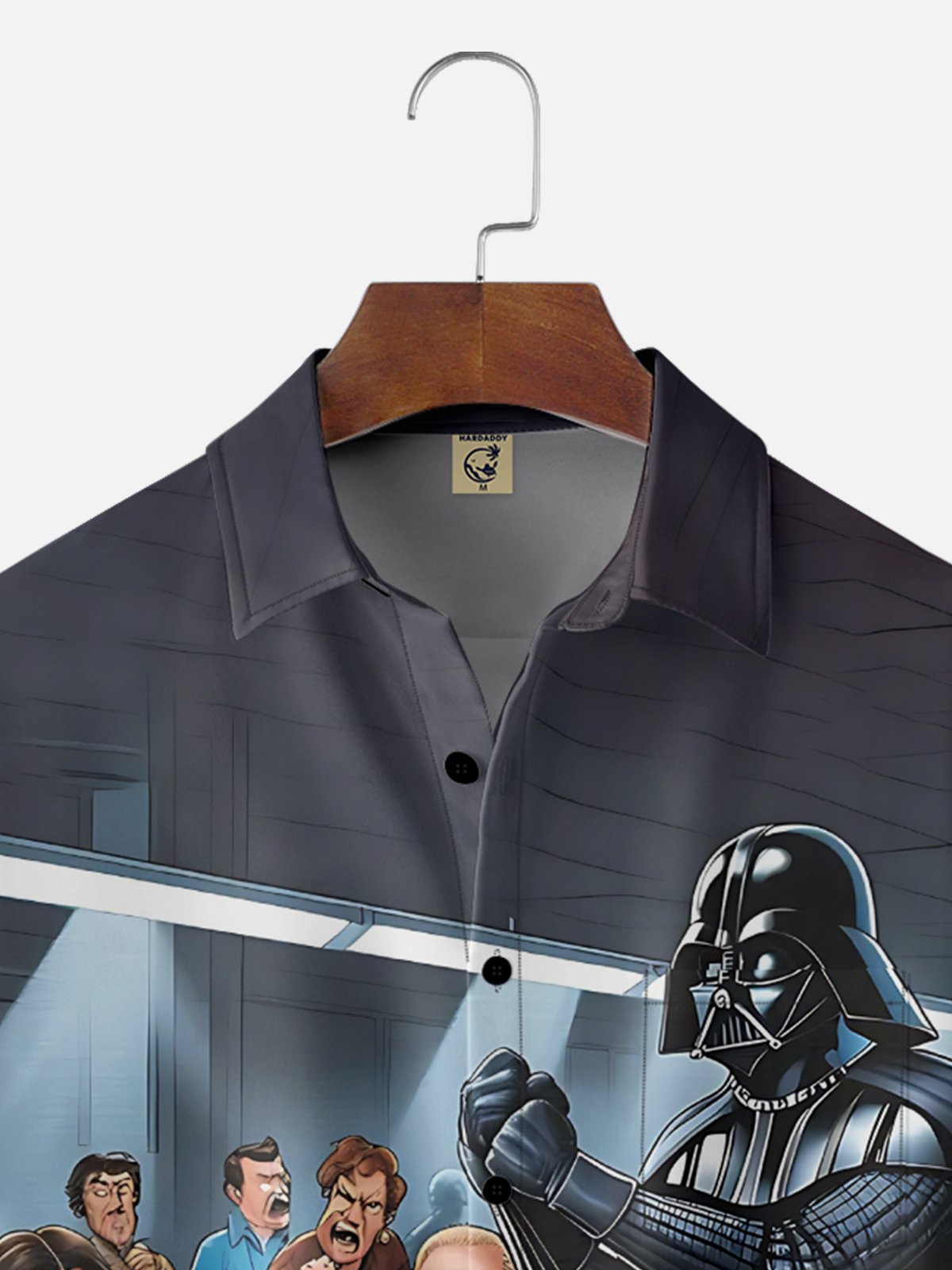 Moisture Wicking Star Chest Pocket Hawaiian Shirt