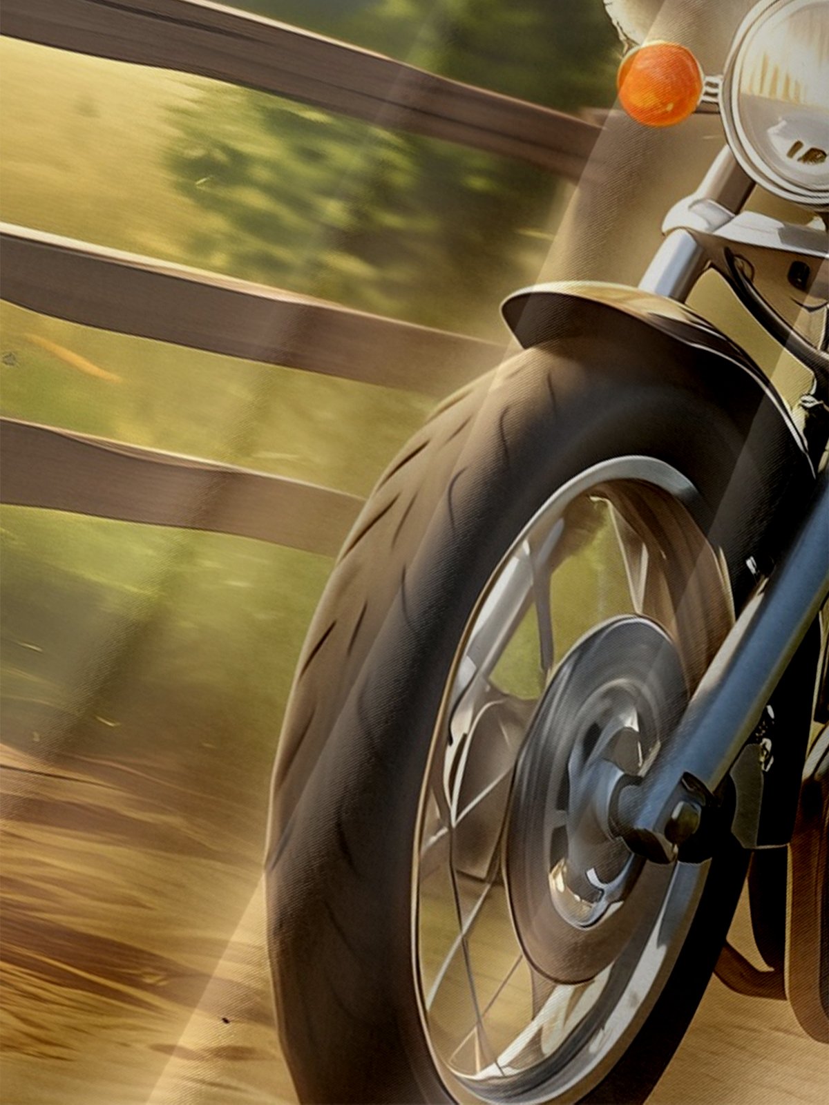 Moisture-wicking Sheep Chicken Motorcycle Funny Chest Pocket Casual Shirt