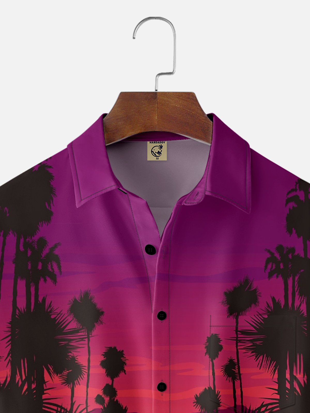Hardaddy X Larry Blazek Moisture-wicking Tropical Motorcycle Chest Pocket Casual Shirt