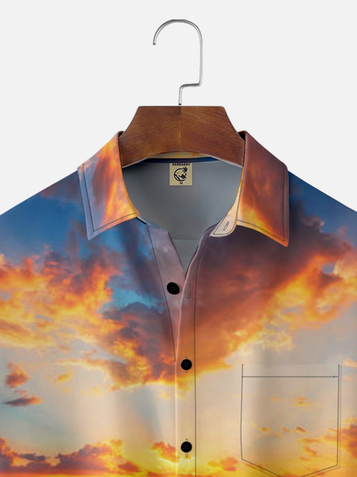 Hardaddy X Larry Blazek Moisture-wicking Aircraft Cockpit Vision Chest Pocket Casual Shirt