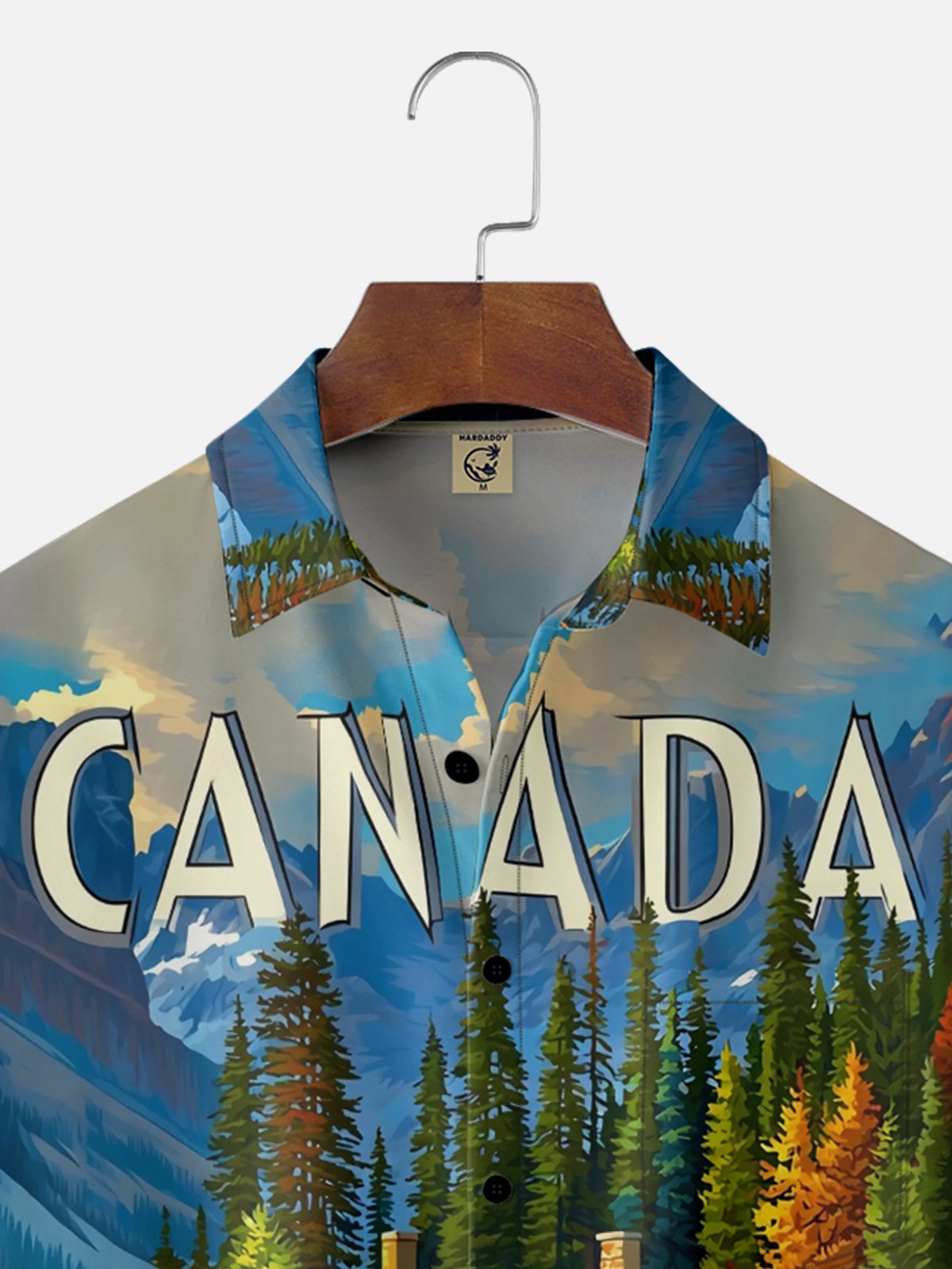 Moisture-wicking Canadian Maple Leaf Chest Pocket Casual Shirt