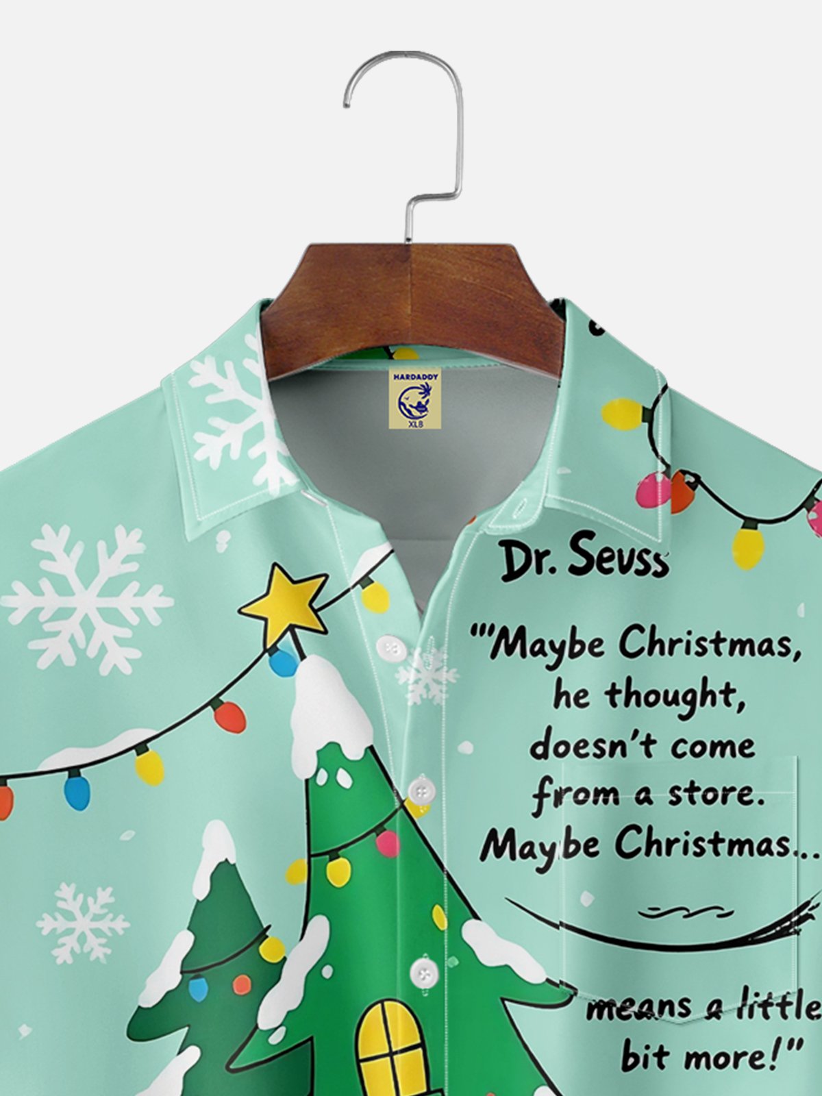 Big Size Moisture Wicking Chest Pocket Hawaiian Shirt