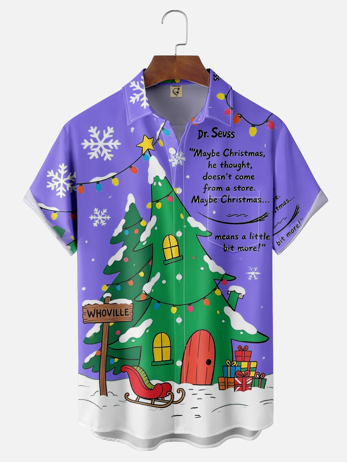 Tall Size Moisture Wicking Chest Pocket Hawaiian Shirt