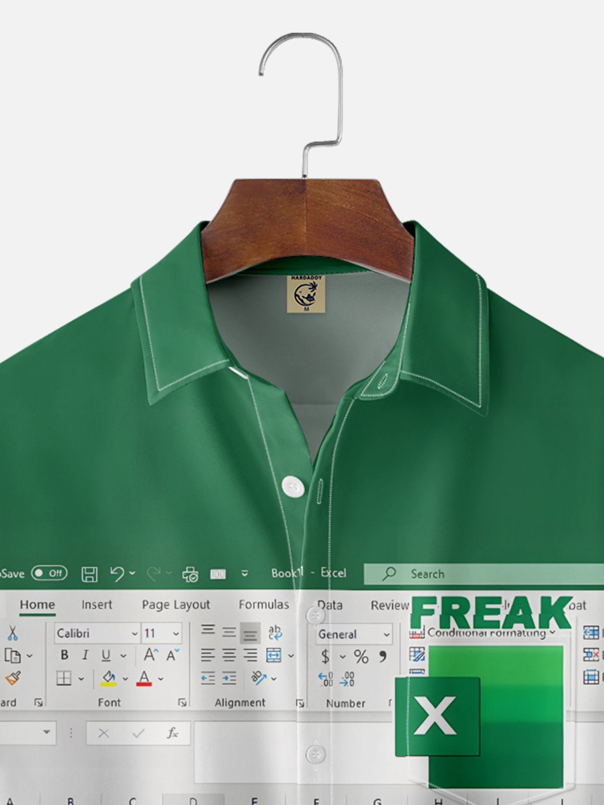 Moisture-wicking Freak In The Sheets Chest Pocket Casual Shirt