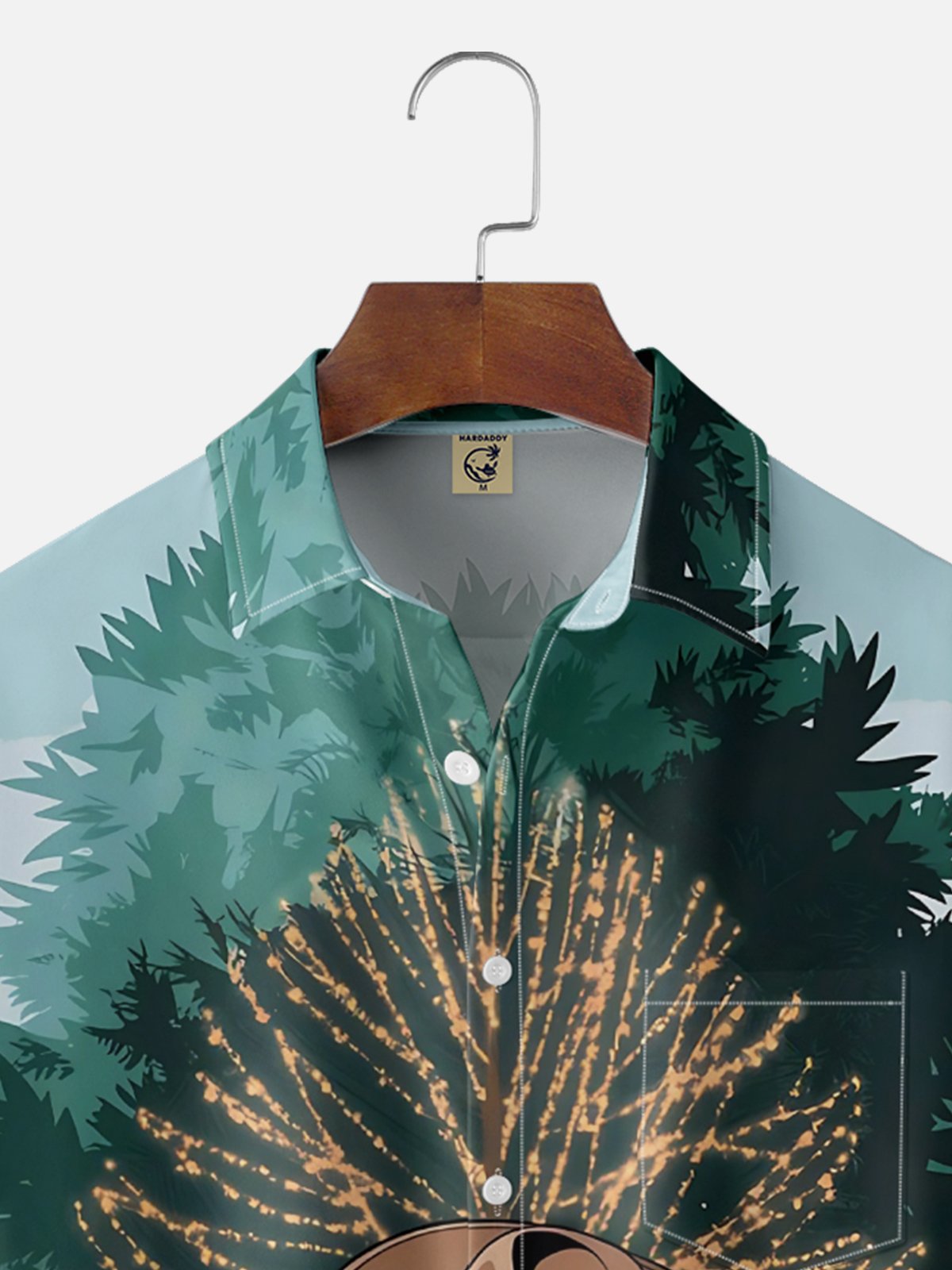 Moisture-wicking Music Festival Folk Art Country Folk Chest Pocket Casual Shirt