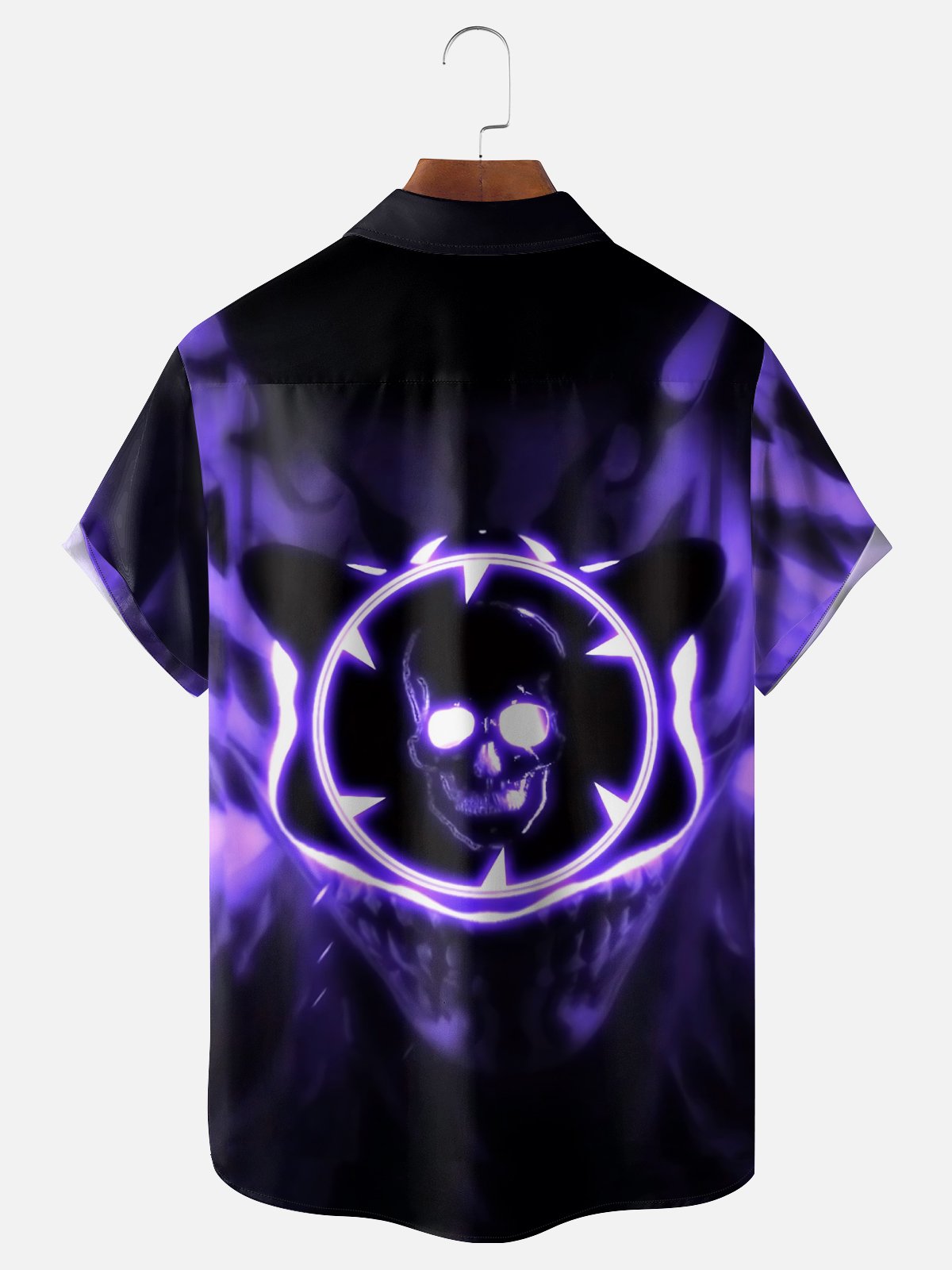 Moisture-wicking Music Festival Rock Art Punk R&B Chest Pocket Casual Shirt