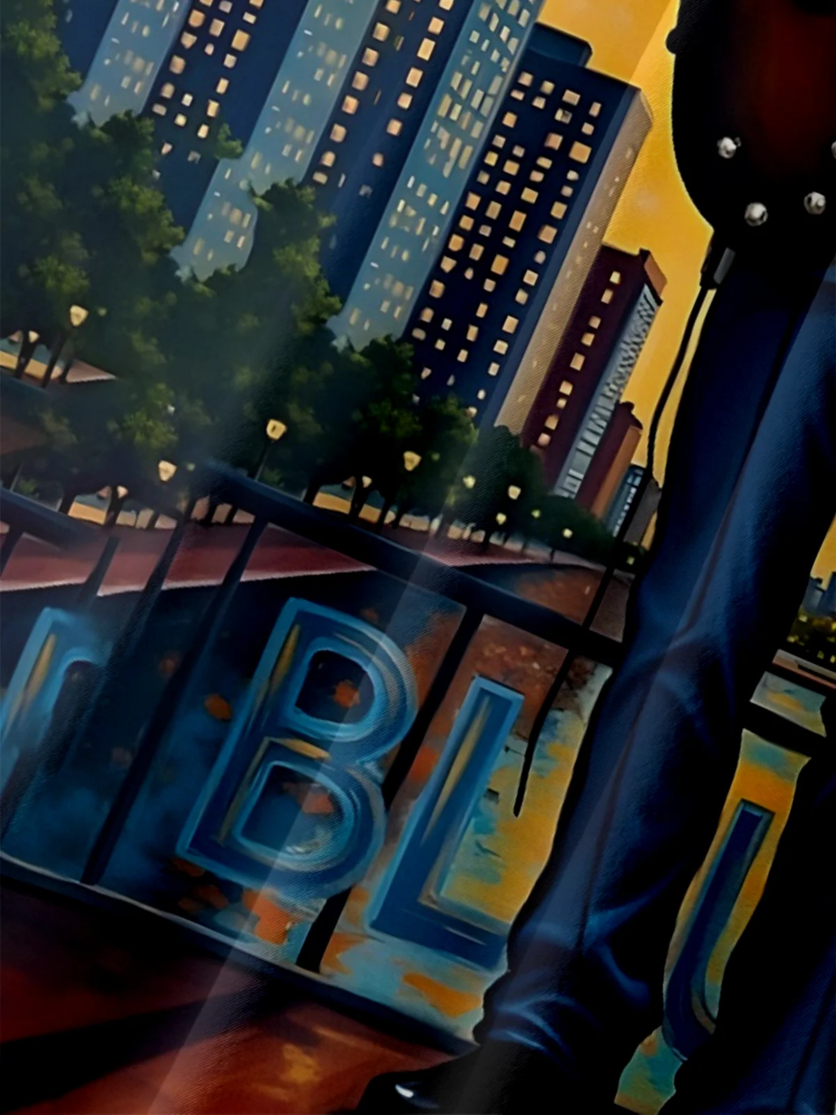 Moisture-wicking Music Festival Jazz Art Blues Chest Pocket Casual Shirt