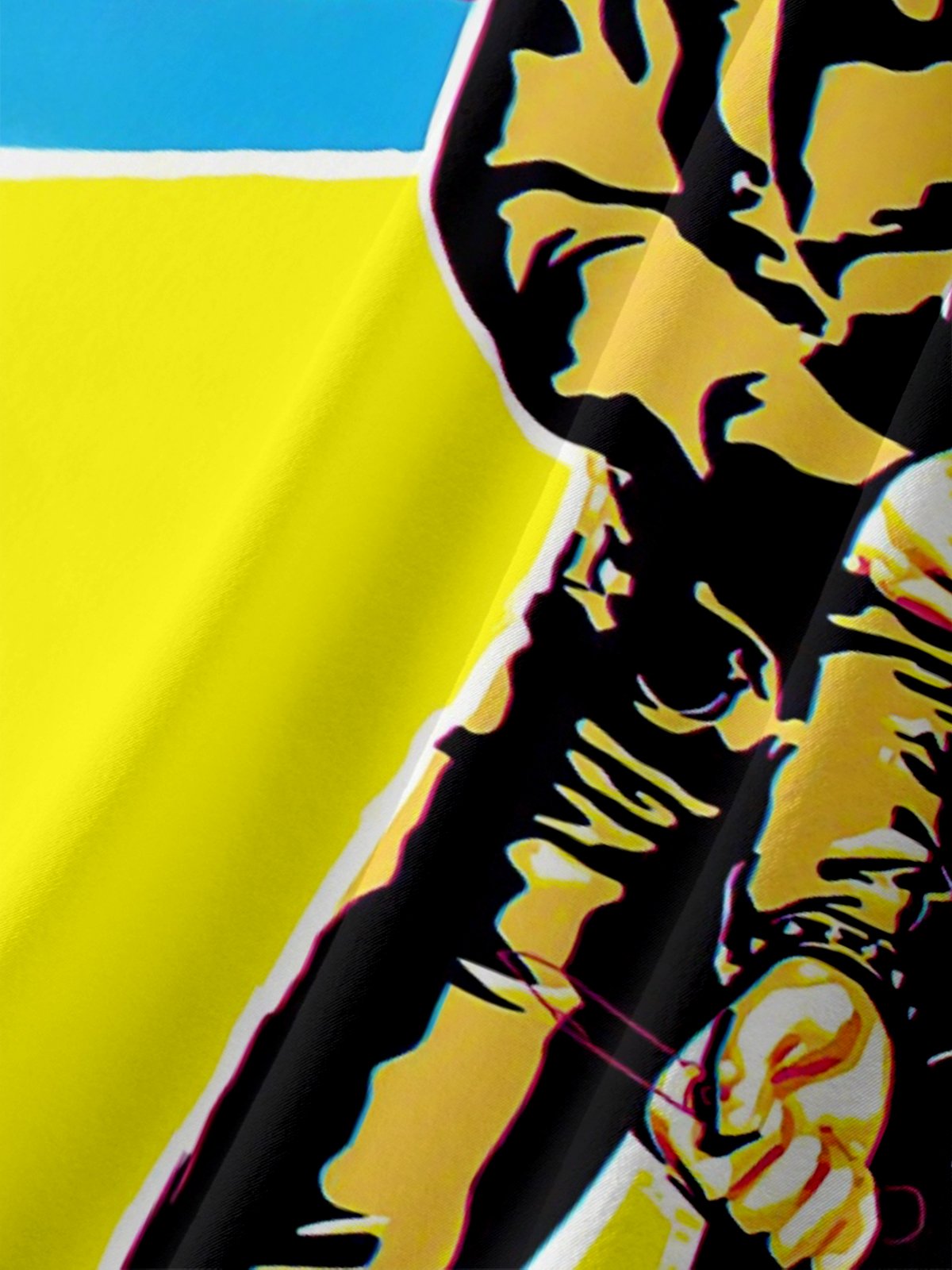 Moisture-wicking Music Festival Grunge Art Punk Skeleton Chest Pocket Casual Shirt