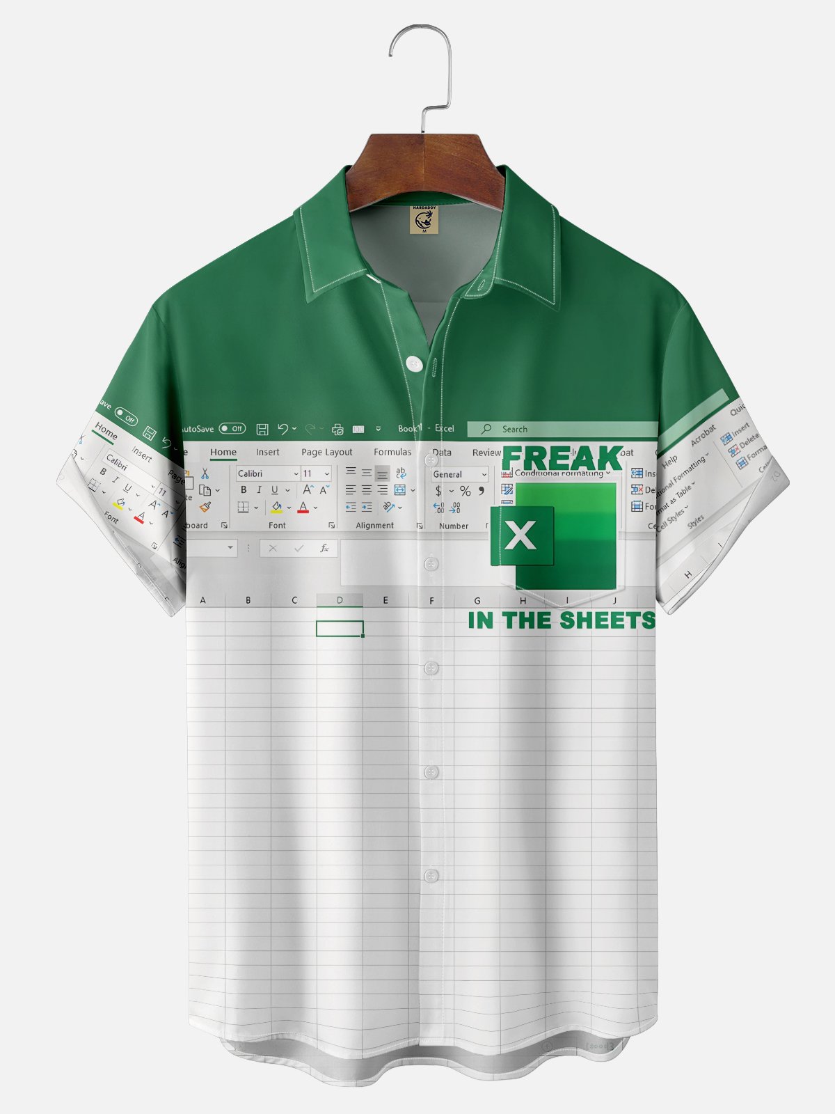 Moisture-wicking Freak In The Sheets Chest Pocket Casual Shirt