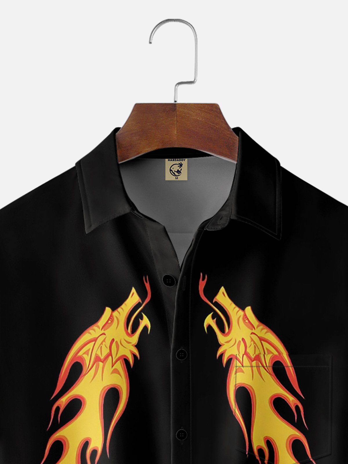 Moisture Wicking Vintage Speed ​​Flame Hawaiian Shirt