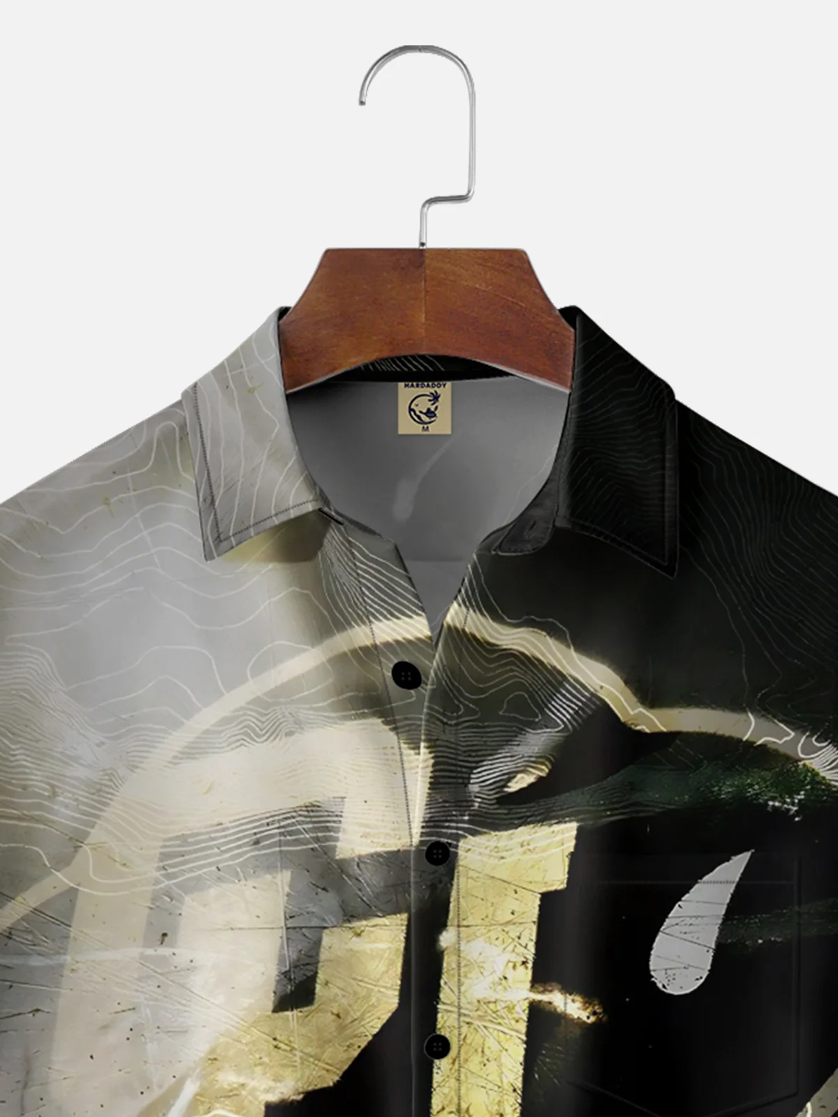 Moisture-wicking American Football Colorado Art Bison Chest Pocket Casual Shirt