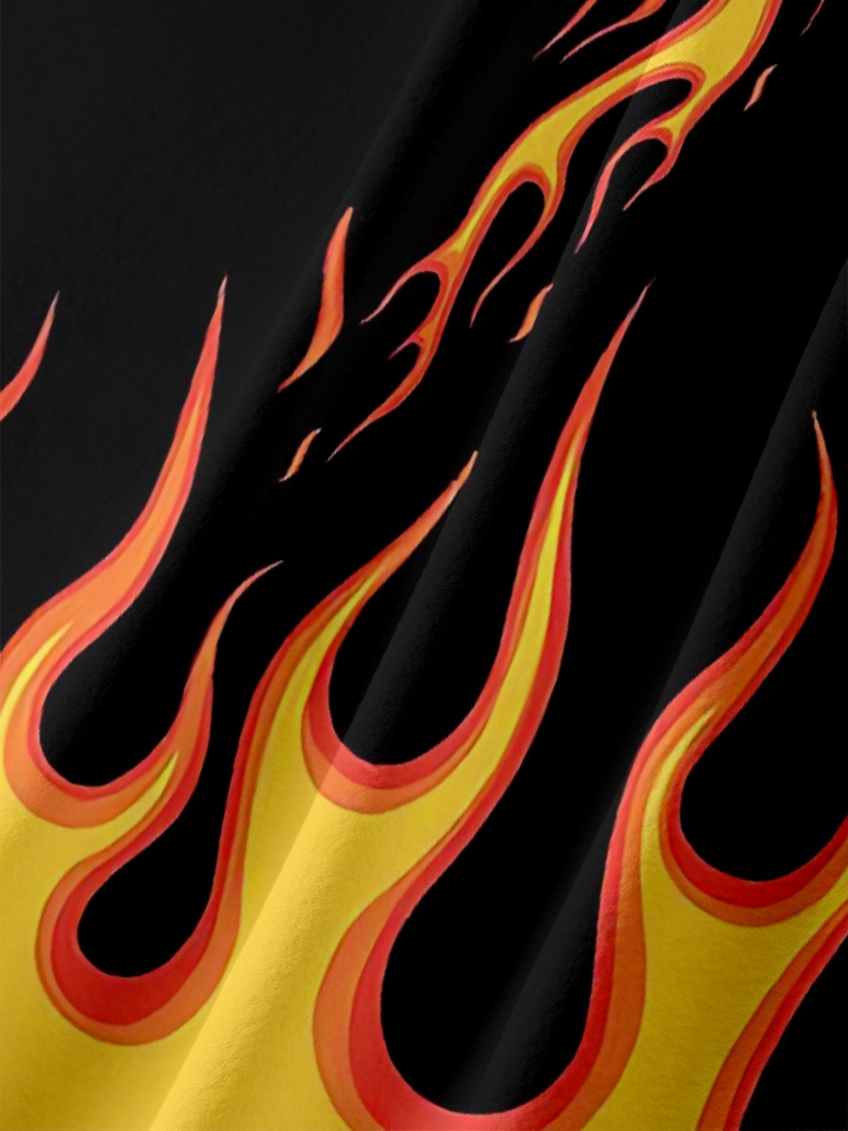 Moisture Wicking Vintage Speed ​​Flame Hawaiian Shirt