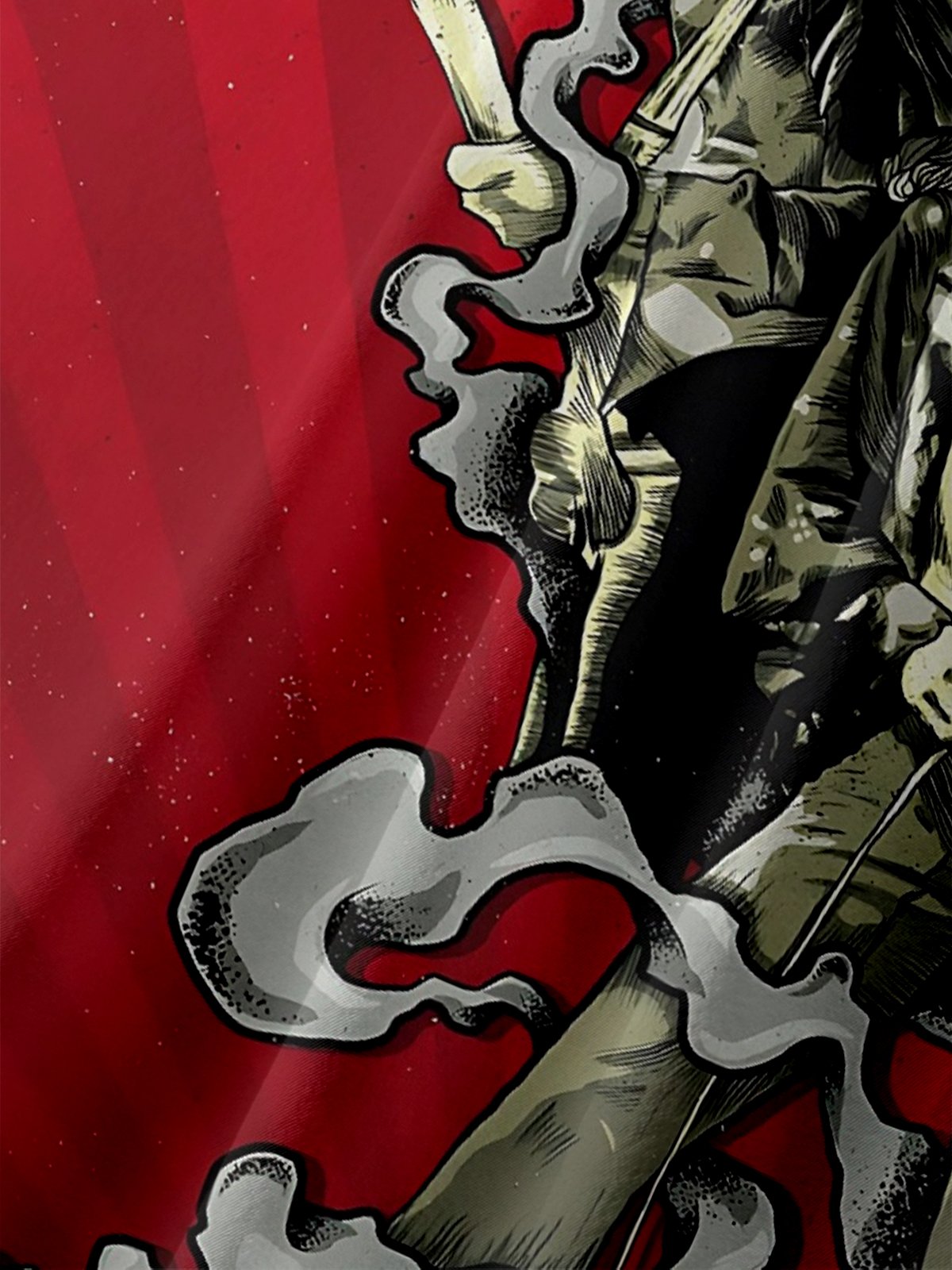 Moisture-wicking Music Festival Classic Rock Art Punk Chest Pocket Casual Shirt