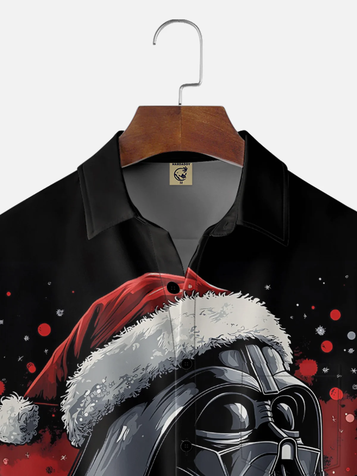 Moisture Wicking Christmas Star Warrior Chest Pocket Hawaiian Shirt