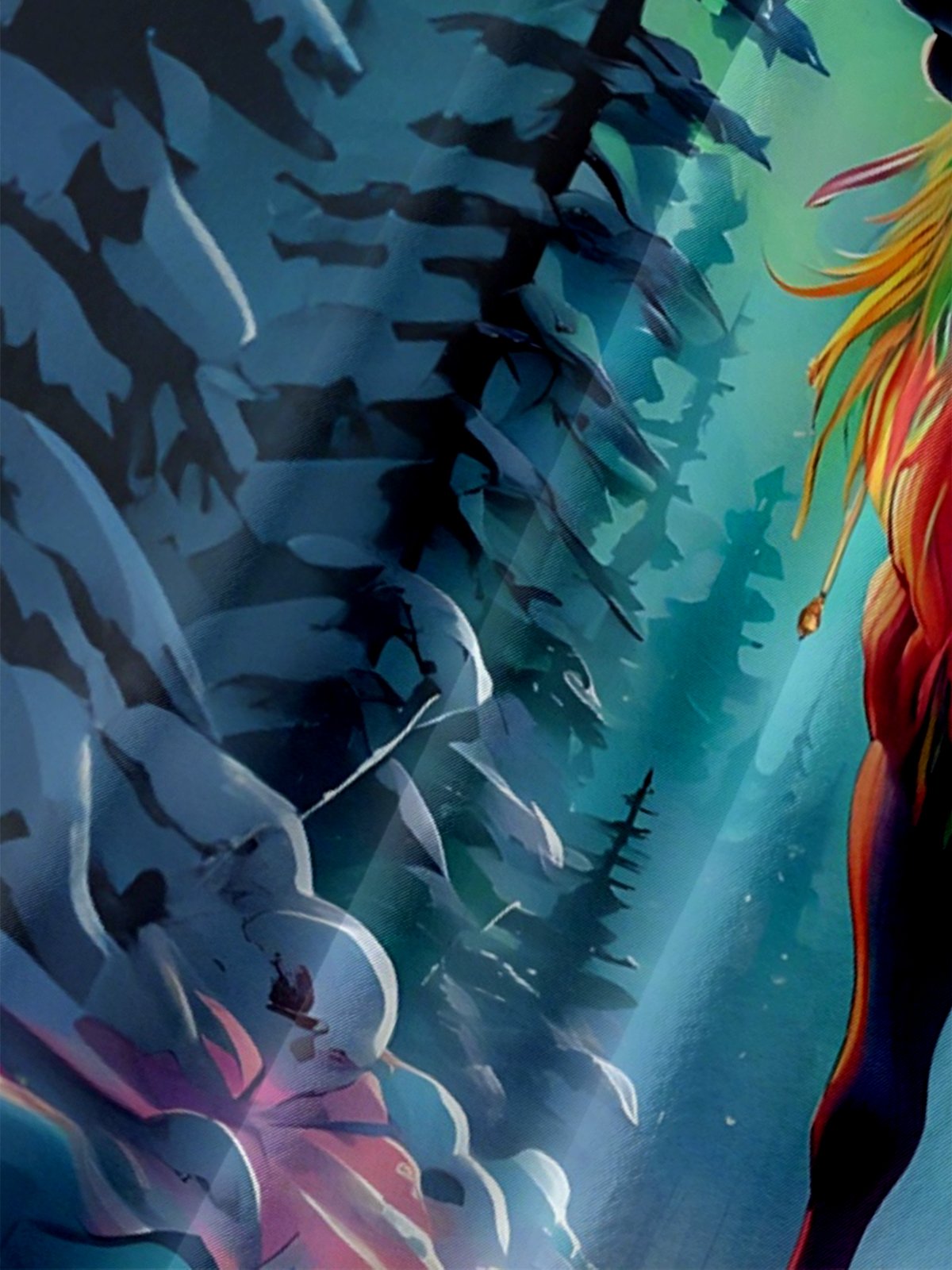 Moisture-Wicking Outdoor Hunting Gradient Deer Chest Pocket Hawaiian Shirt