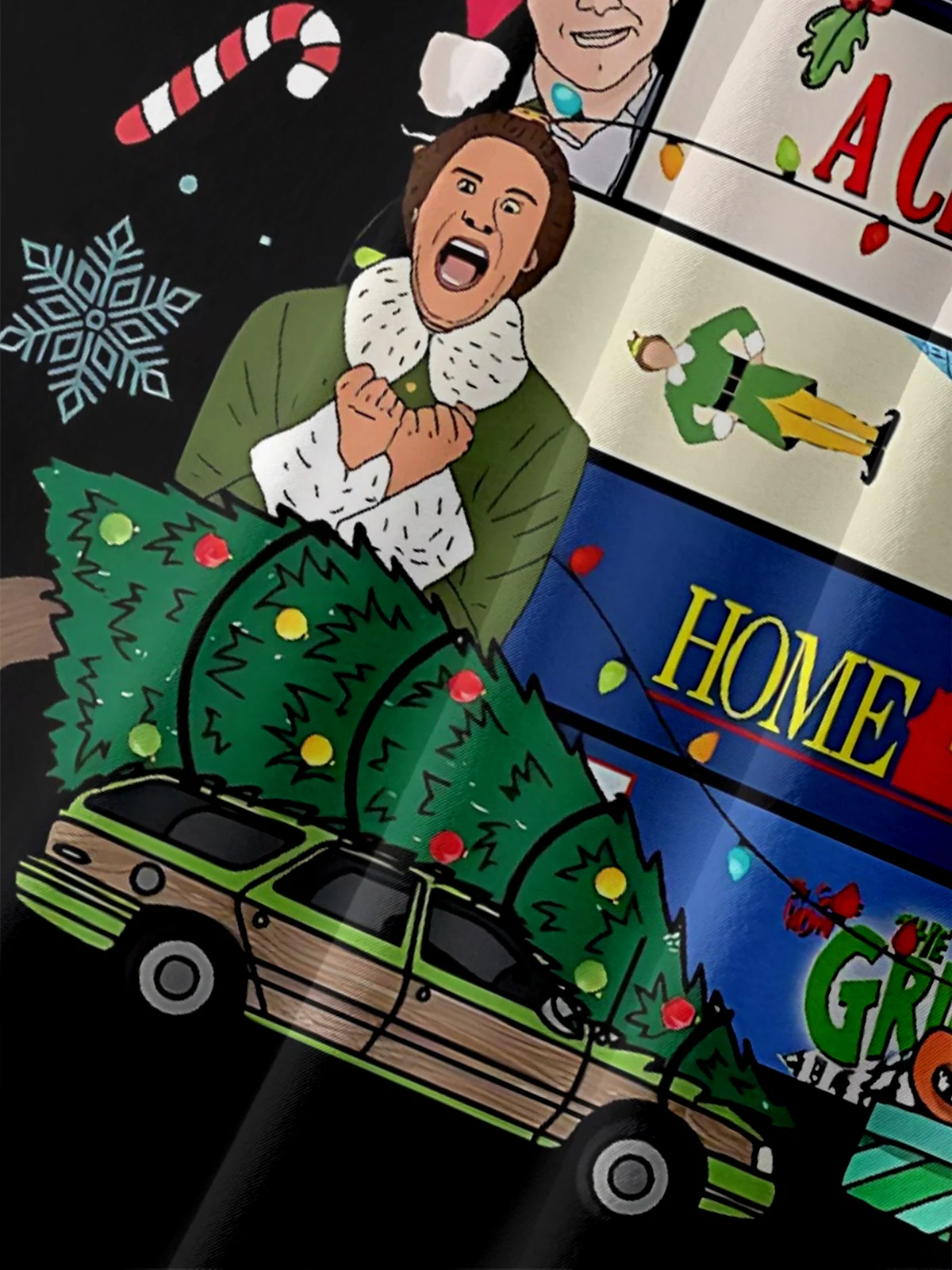 Moisture Wicking Christmas Story Movie Chest Pocket Holiday Shirt