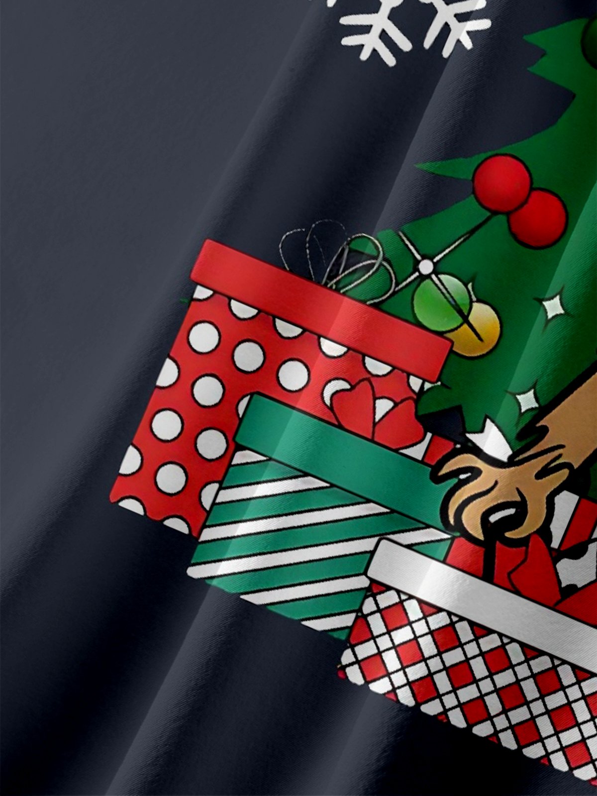 Moisture Wicking Christmas Gorilla Chest Pocket Hawaiian Shirt