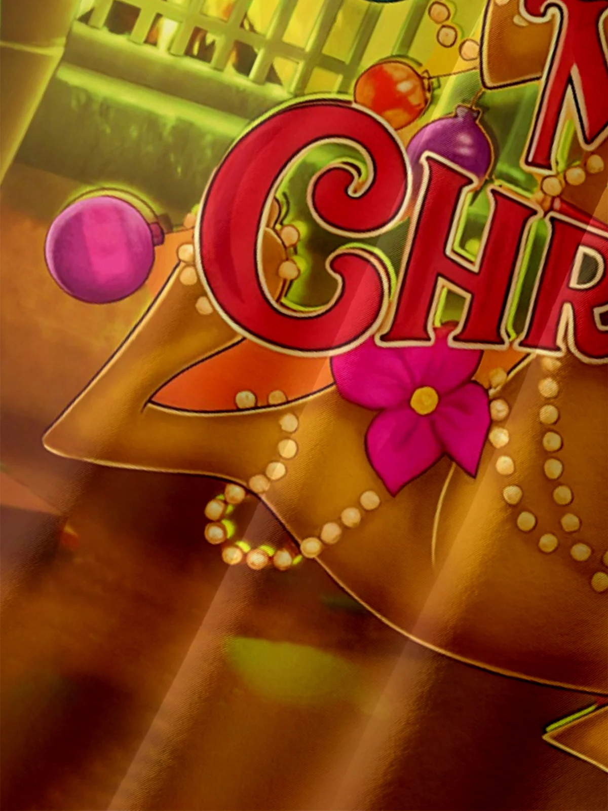 Moisture Wicking Merry Christmas Dog Chest Pocket Hawaiian Shirt