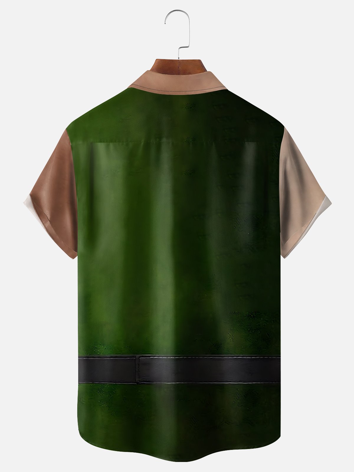 Tall Size Moisture-wicking Christmas Funny Ugly Shirt Chest Pocket Casual Shirt