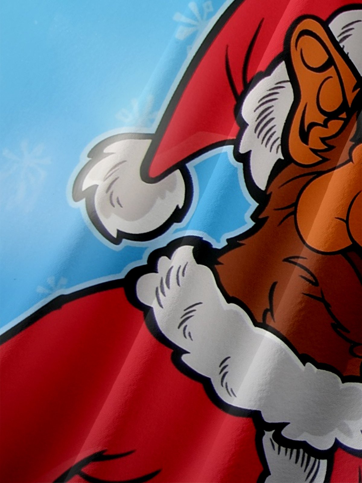 Moisture-wicking Christmas Aliens Chest Pocket Casual Shirt