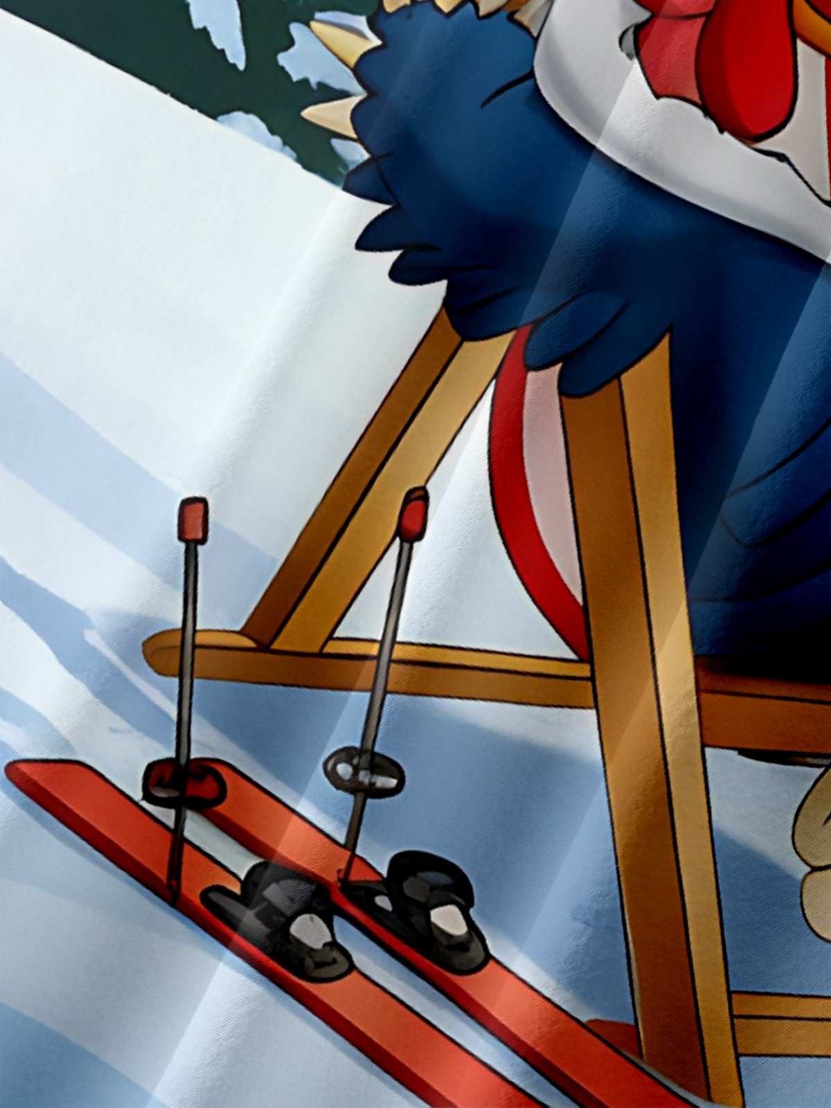 Moisture Wicking Thanksgiving Fun Outdoor Vacation Turkey Chest Pocket Hawaiian Shirt