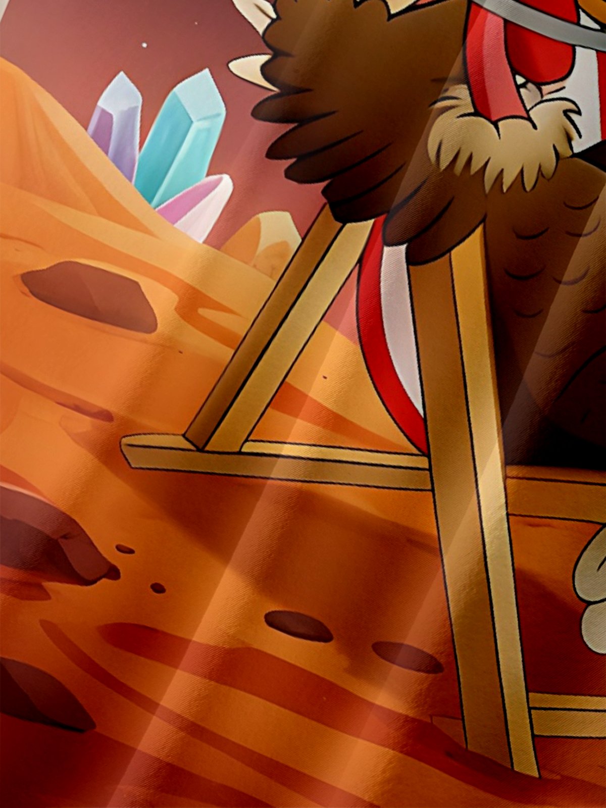 Moisture Wicking Thanksgiving Fun Turkey Cosmic Planet Chest Pocket Hawaiian Shirt