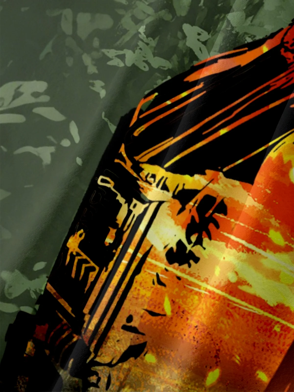 Moisture-wicking Star Universe Chest Pocket Casual Shirt