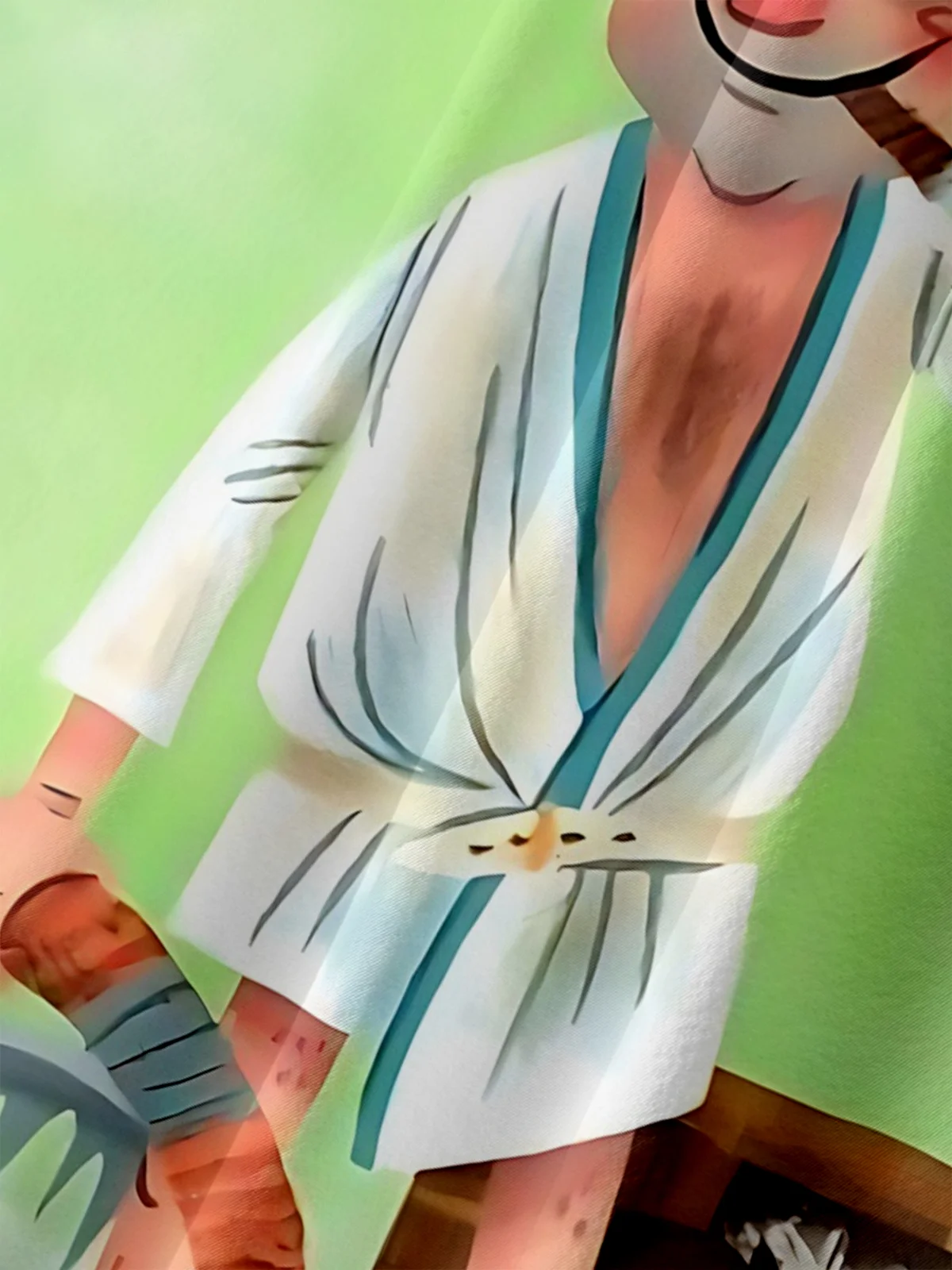 Big Size Moisture Wicking Crazy Christmas Vacation Eddie Chest Pocket Hawaiian Shirt